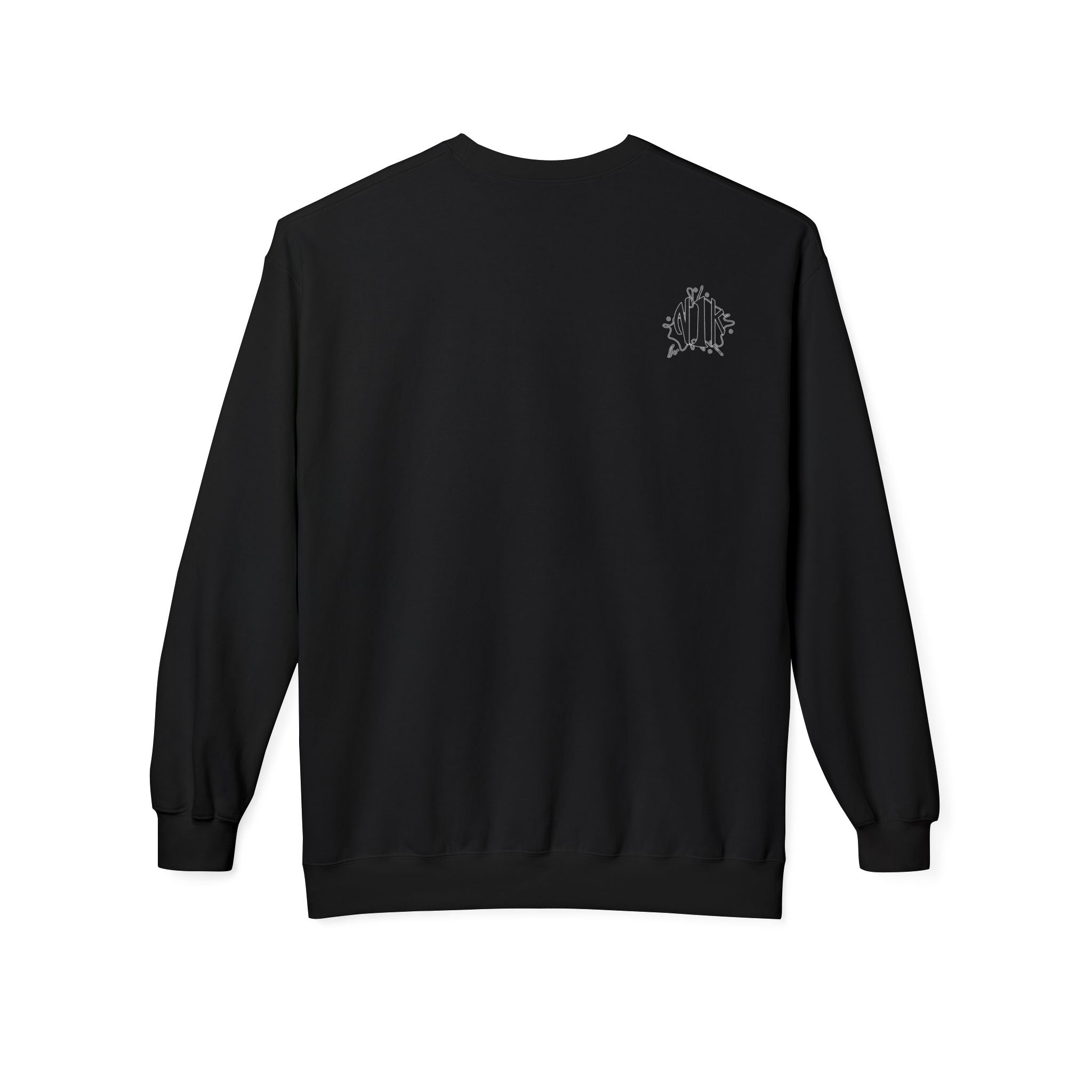 Aquarius Zodiac Crewneck Sweatshirt — Aquarius Symbol Astrological Sweatshirt