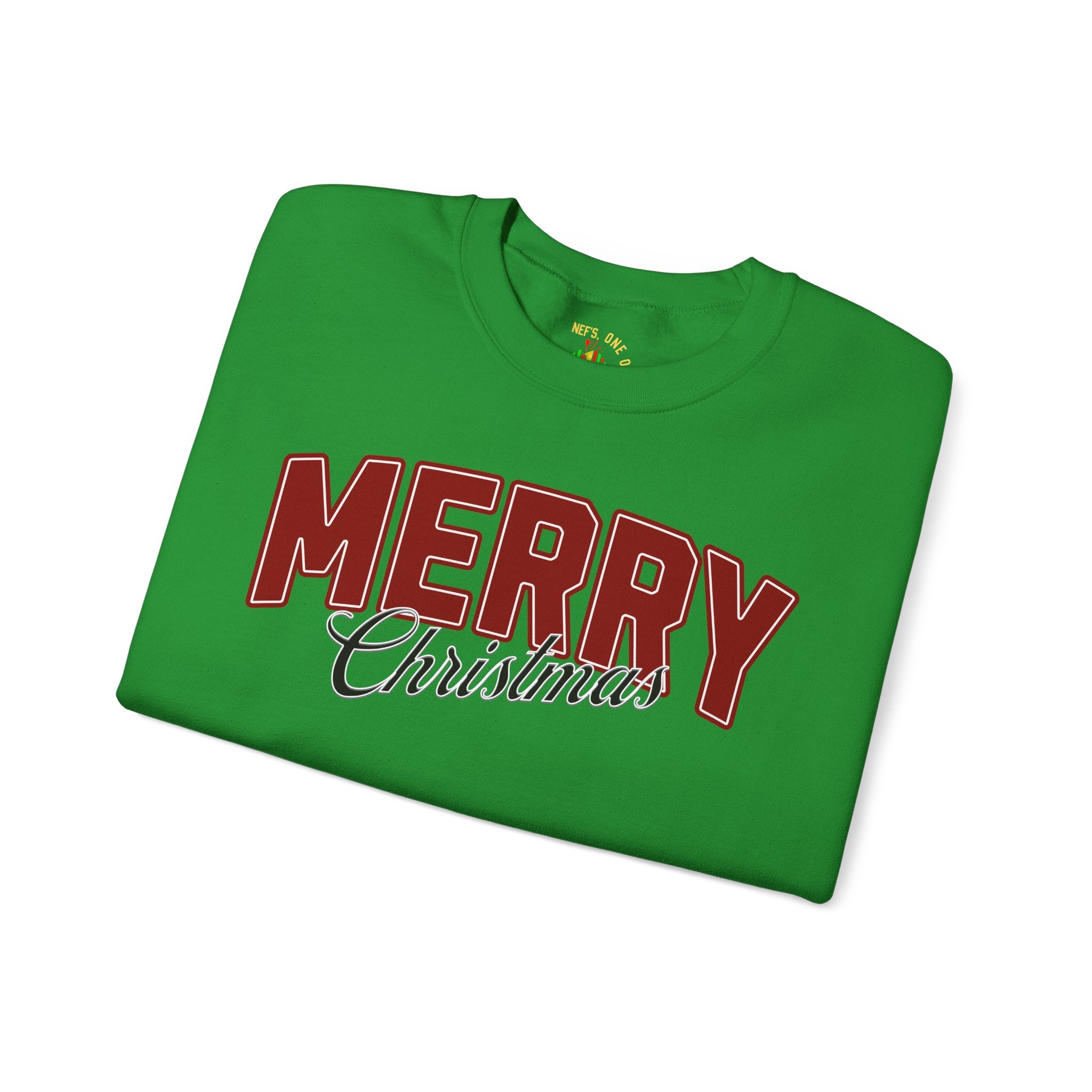 Merry Christmas Holiday Crewneck Sweatshirt