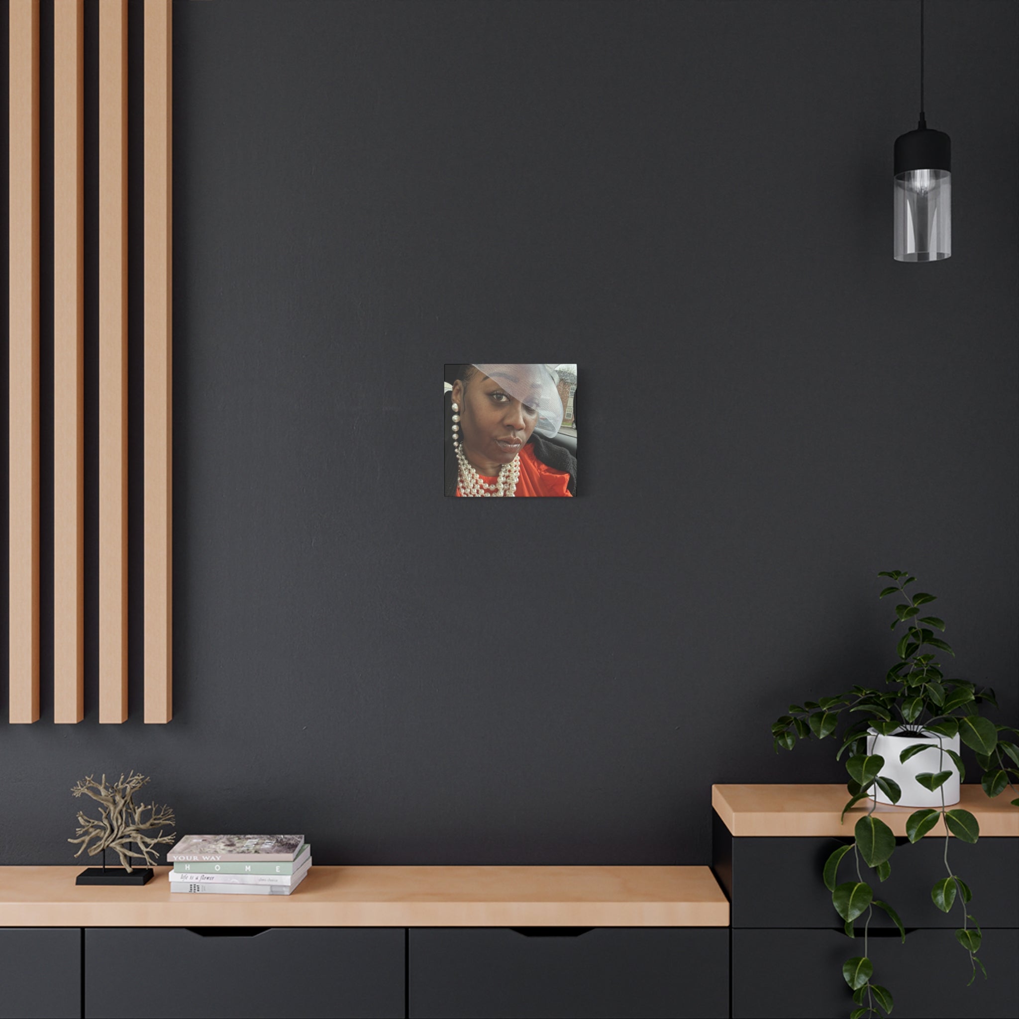 Personalize with your Photo Canvas Print — Square  Matte Wall Art (1.25")