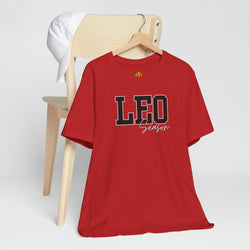 Leo Season Unisex Jersey Tee, Horoscope Shirt, Astrology Gift, Birthday Wear, Zodiac Fashion, Personalized Astrology Apparel