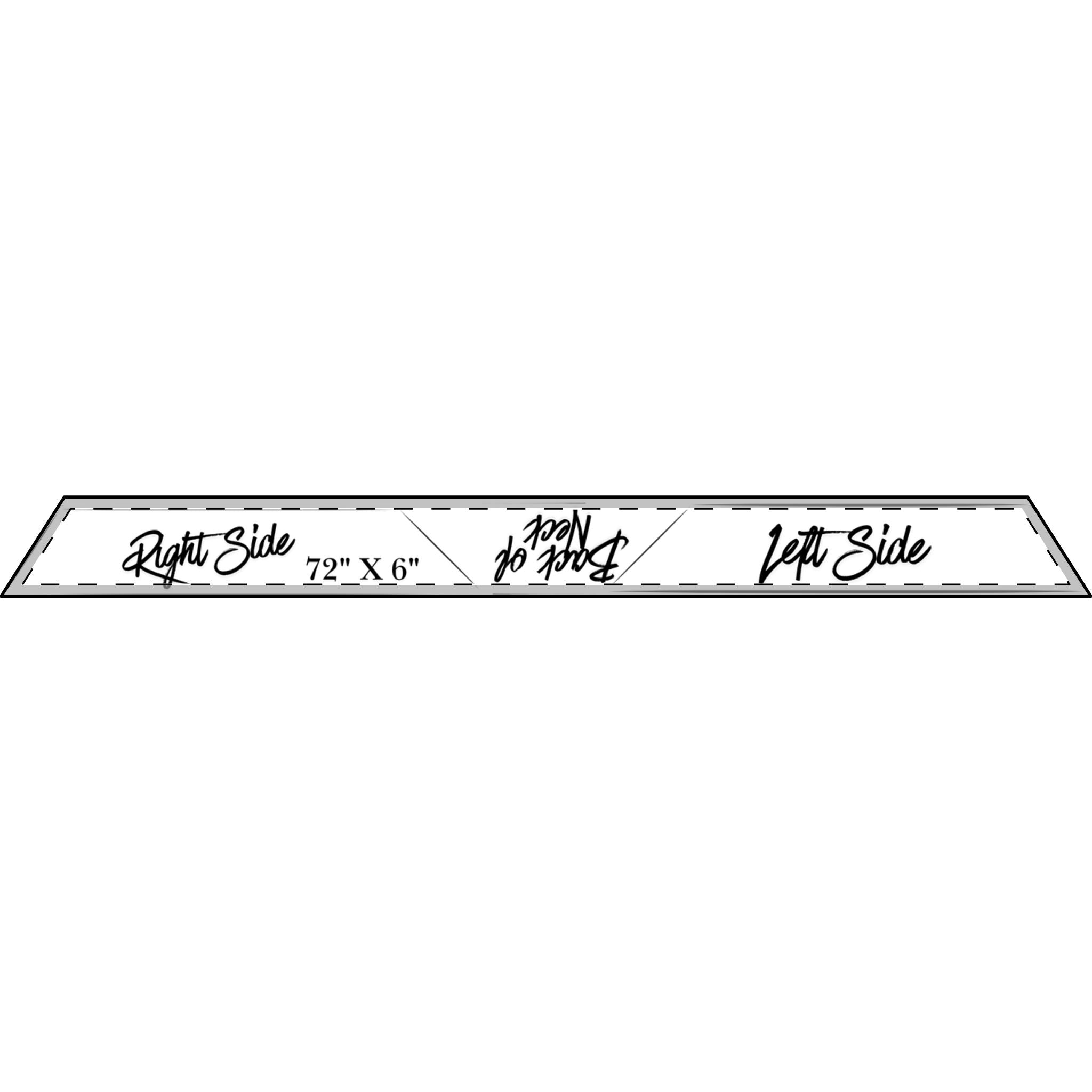 Personalize Your Graduation Stole — Custom 72' x 6"