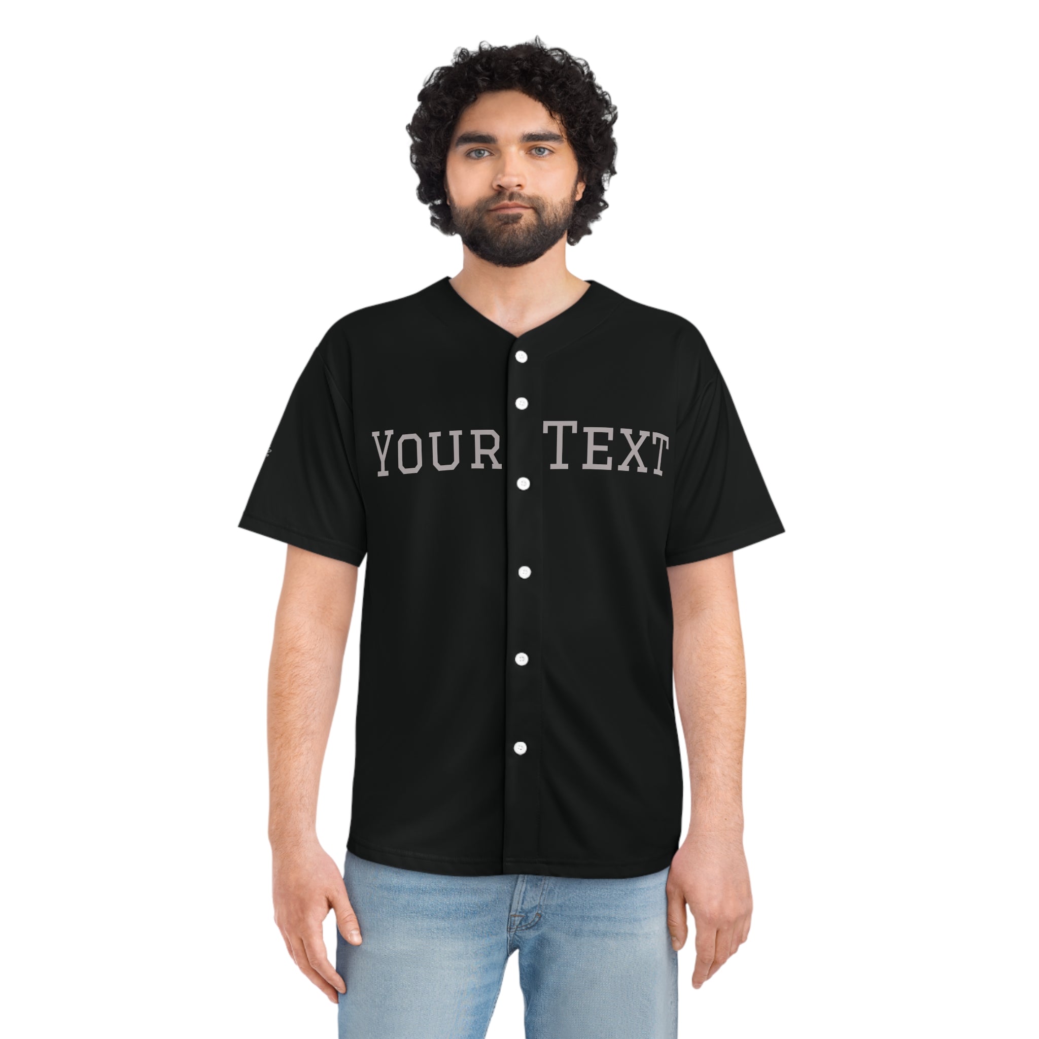 Custom Men's Baseball Jersey — Personalized Name & Number Team Shirt