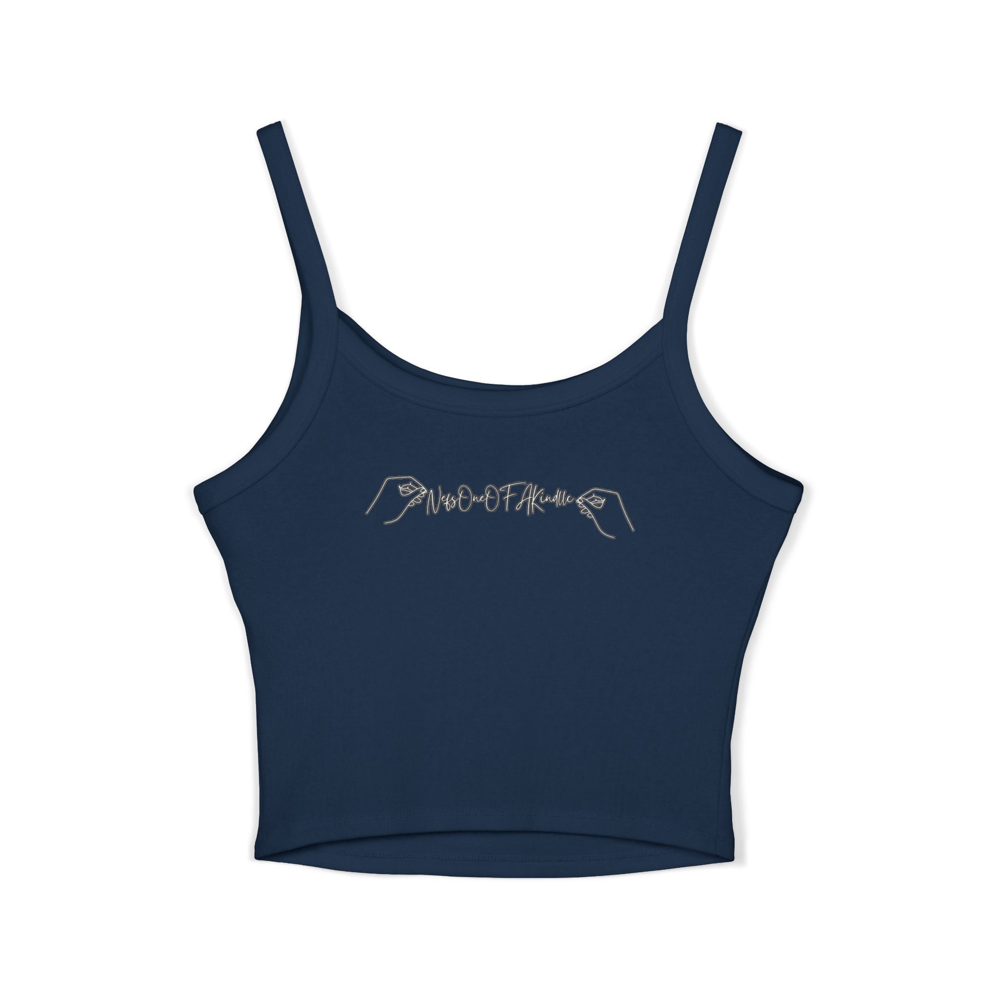 Women's Spaghetti Strap Tank Top with Leo Design, Summer Vacation Top, Zodiac Sign Apparel, Casual Wear, Gift for Astrology Lovers