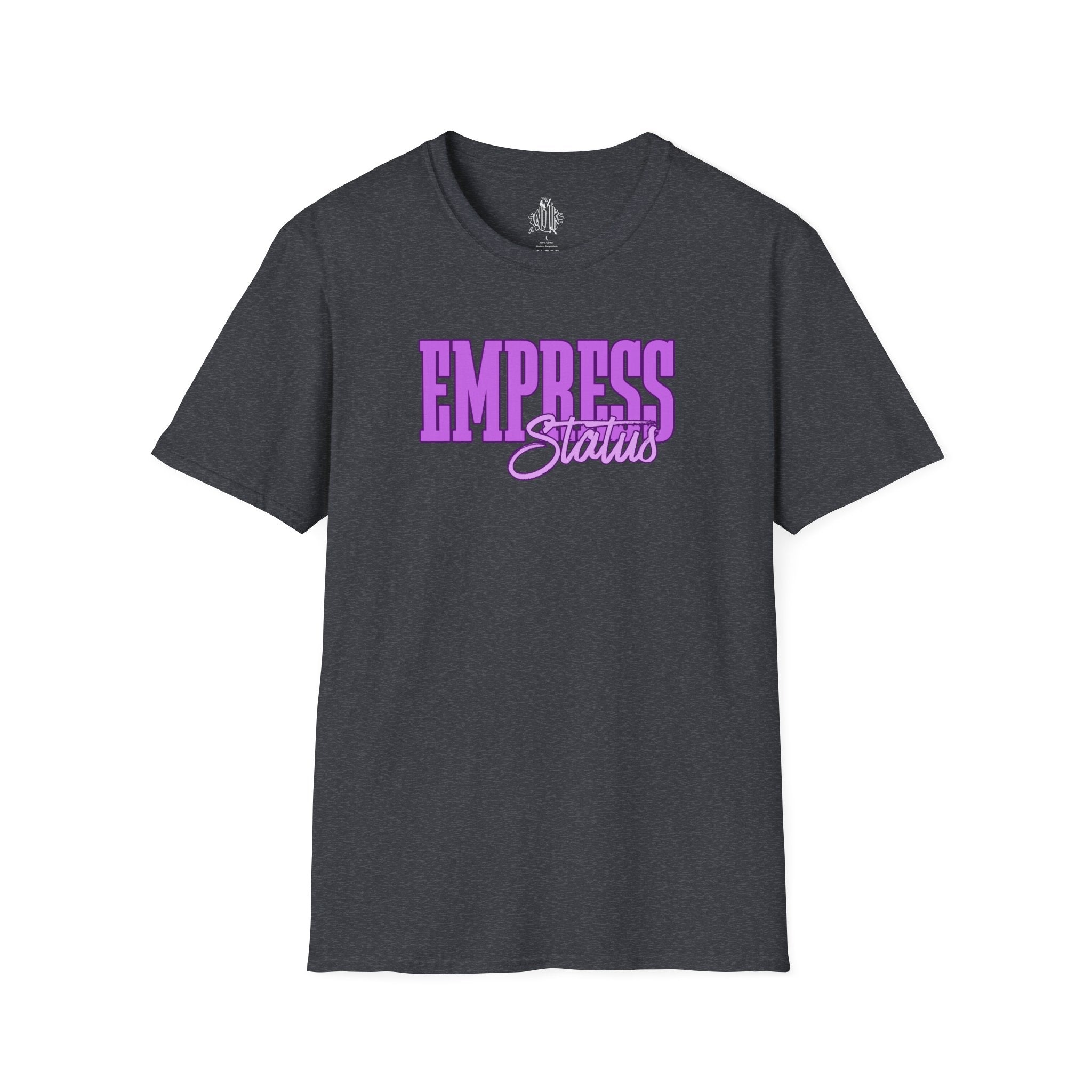 Bold Purple Print Empress Status T-shirt