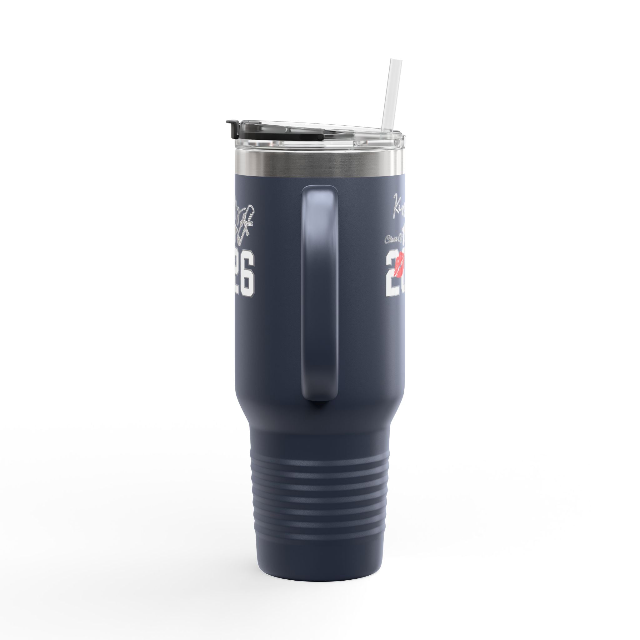 2026 Insulated Travel Mug, 40oz, Stylish Drinkware for On-the-Go, Ideal for Graduations, Hot & Cold Beverages, Outdoor Adventures
