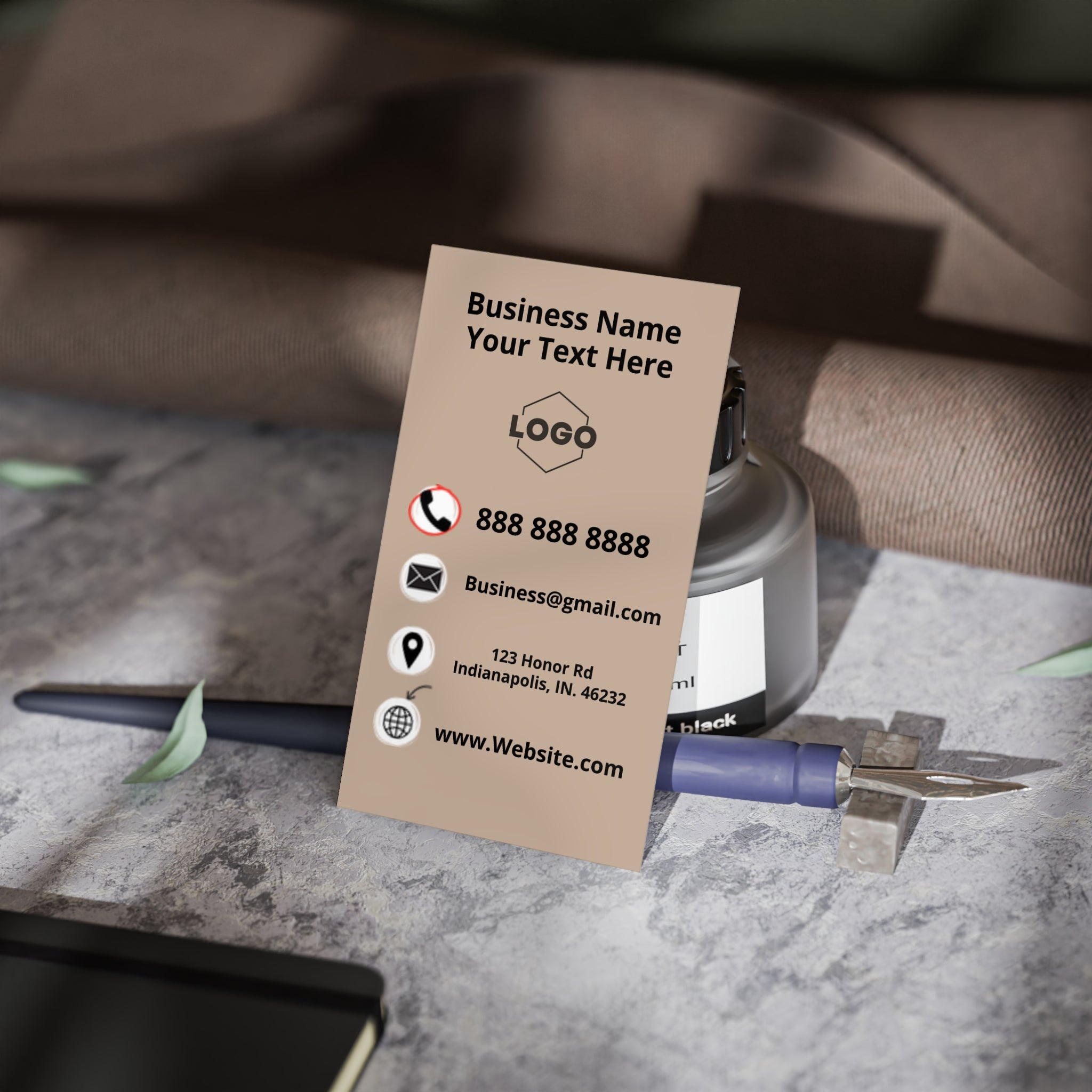 Quick and Easy No Think Business Cards
