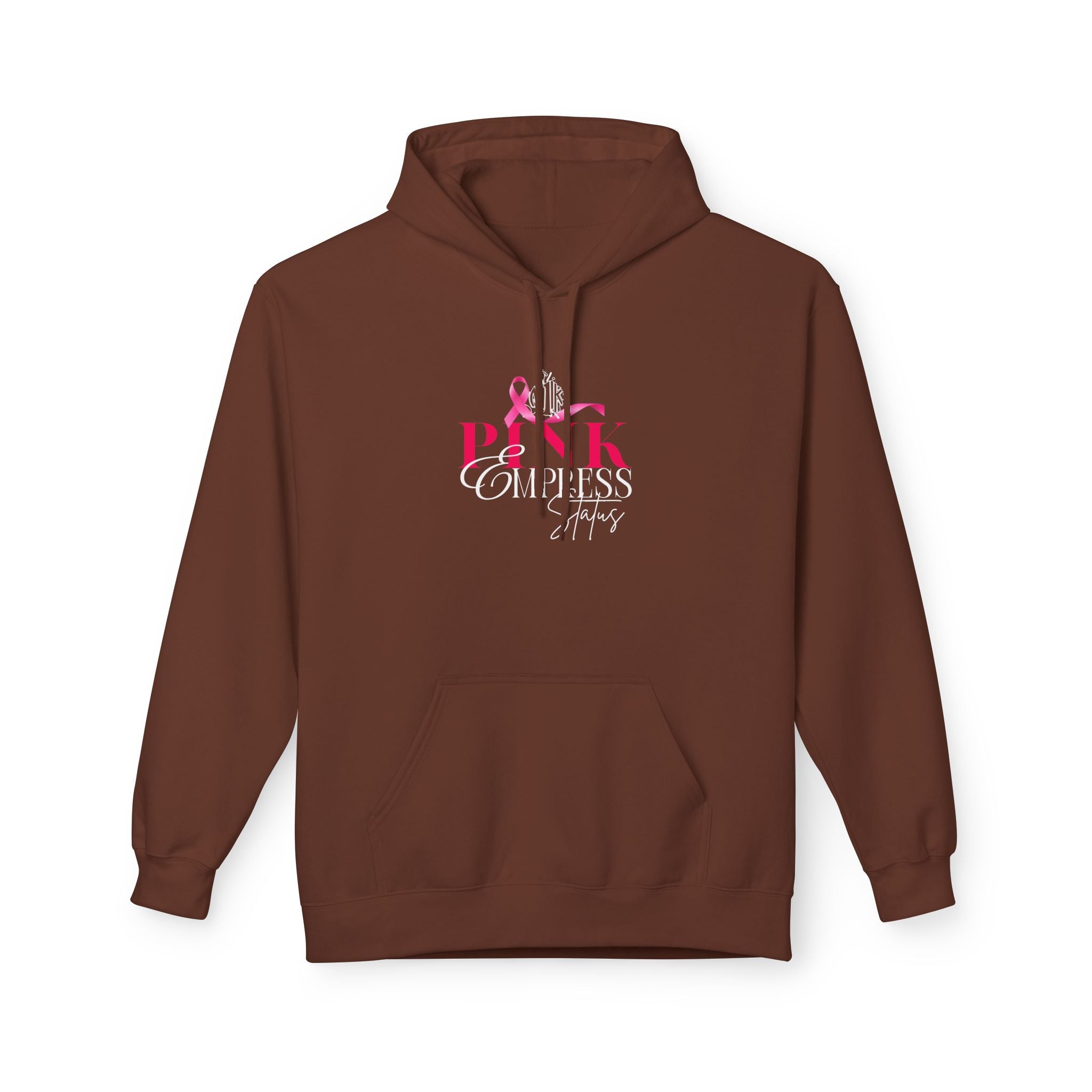 N1K Empress Status Pink Ribbon Breast Cancer Awareness Hoodie — PINK Breast Cancer Support Pullover
