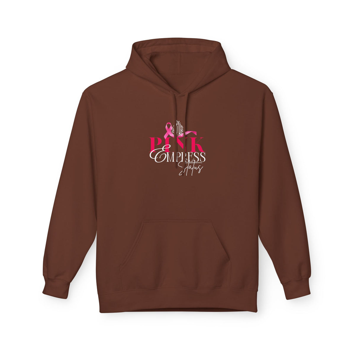 N1K Empress Status Pink Ribbon Breast Cancer Awareness Hoodie — PINK Breast Cancer Support Pullover