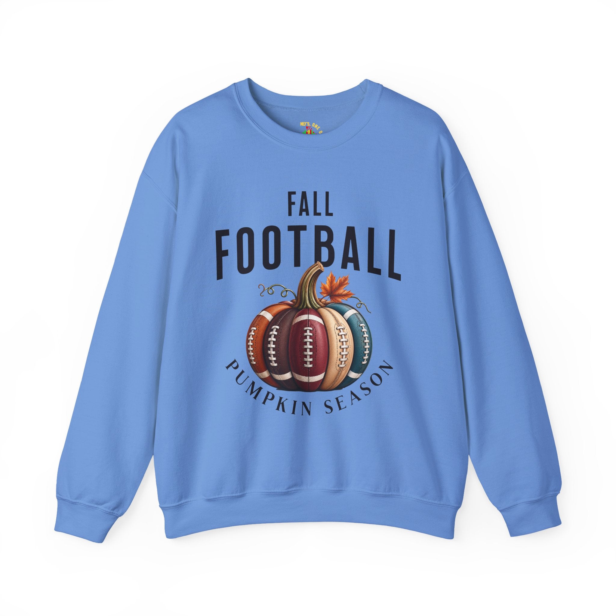 Fall Football Pumpkin Season Crewneck Sweatshirt