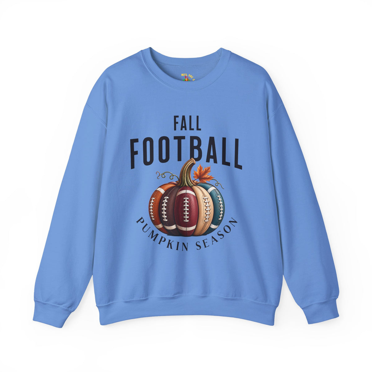 Fall Football Pumpkin Season Crewneck Sweatshirt
