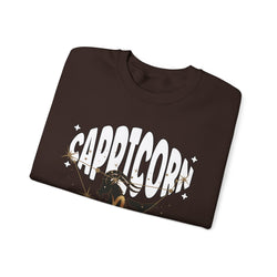 Capricorn Zodiac Casual Unisex Crewneck Sweatshirt