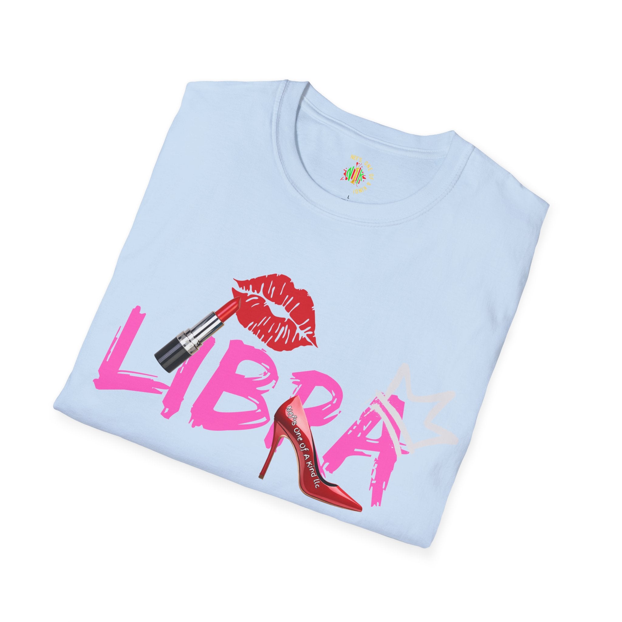 Libra Lipstick Tee — Zodiac Libra Graphic T-Shirt