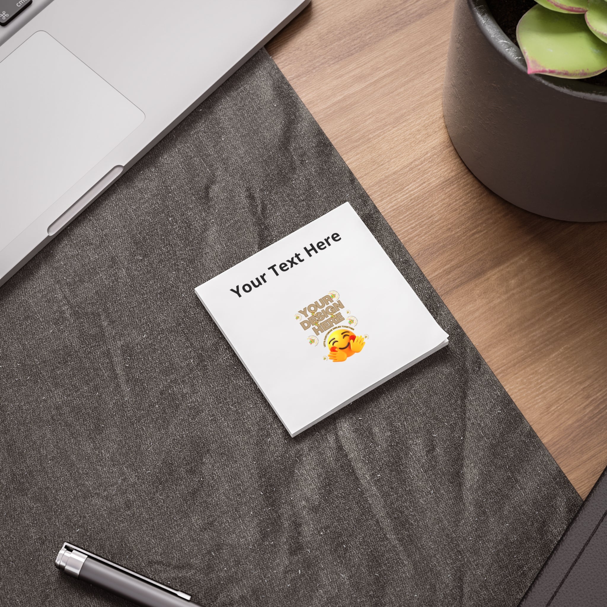 Custom Post-it Note Pad — Personalized Text & Design Sticky Notes