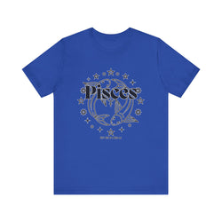 The Pisces Zodiac Unisex Casual Classic Jersey Short Sleeve Tee