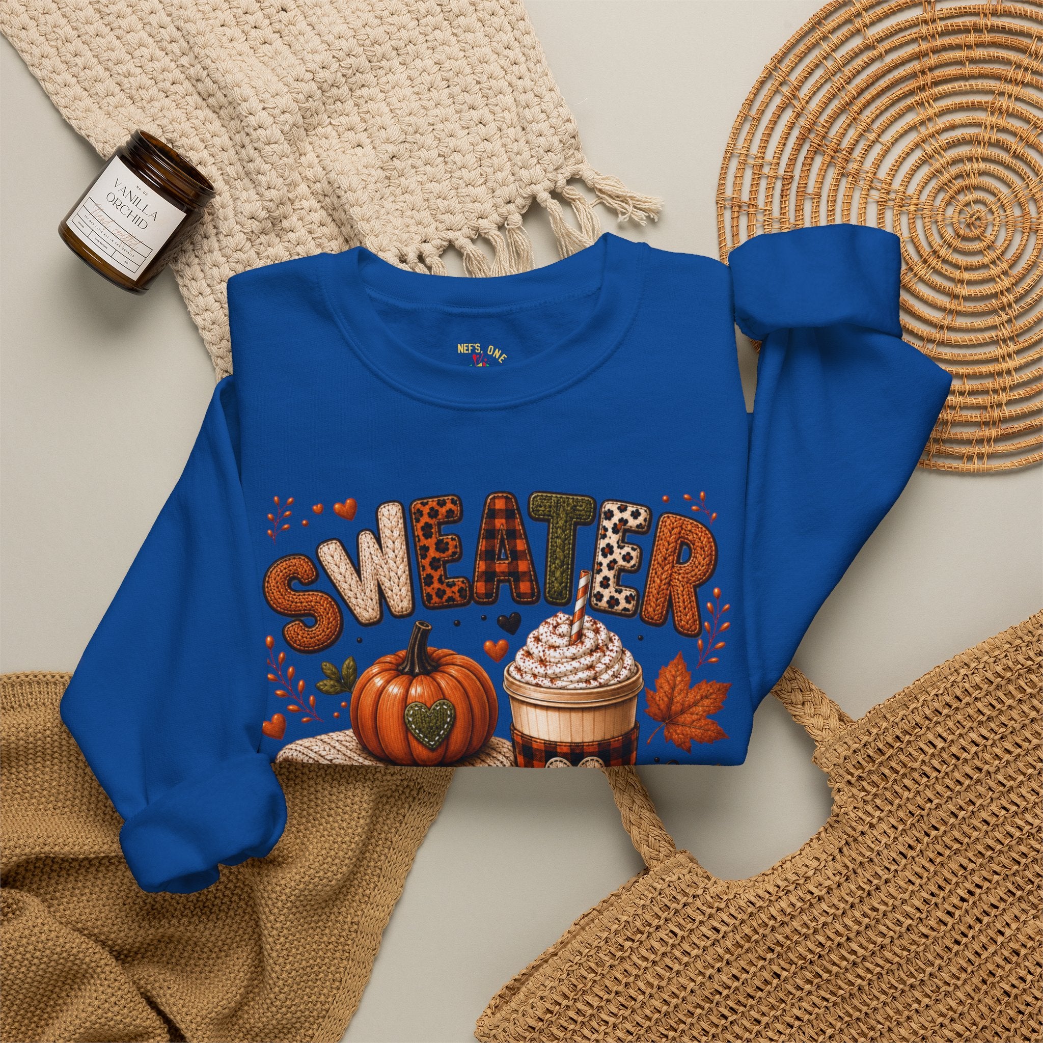 Sweater Weather Autumn Crewneck Sweatshirt