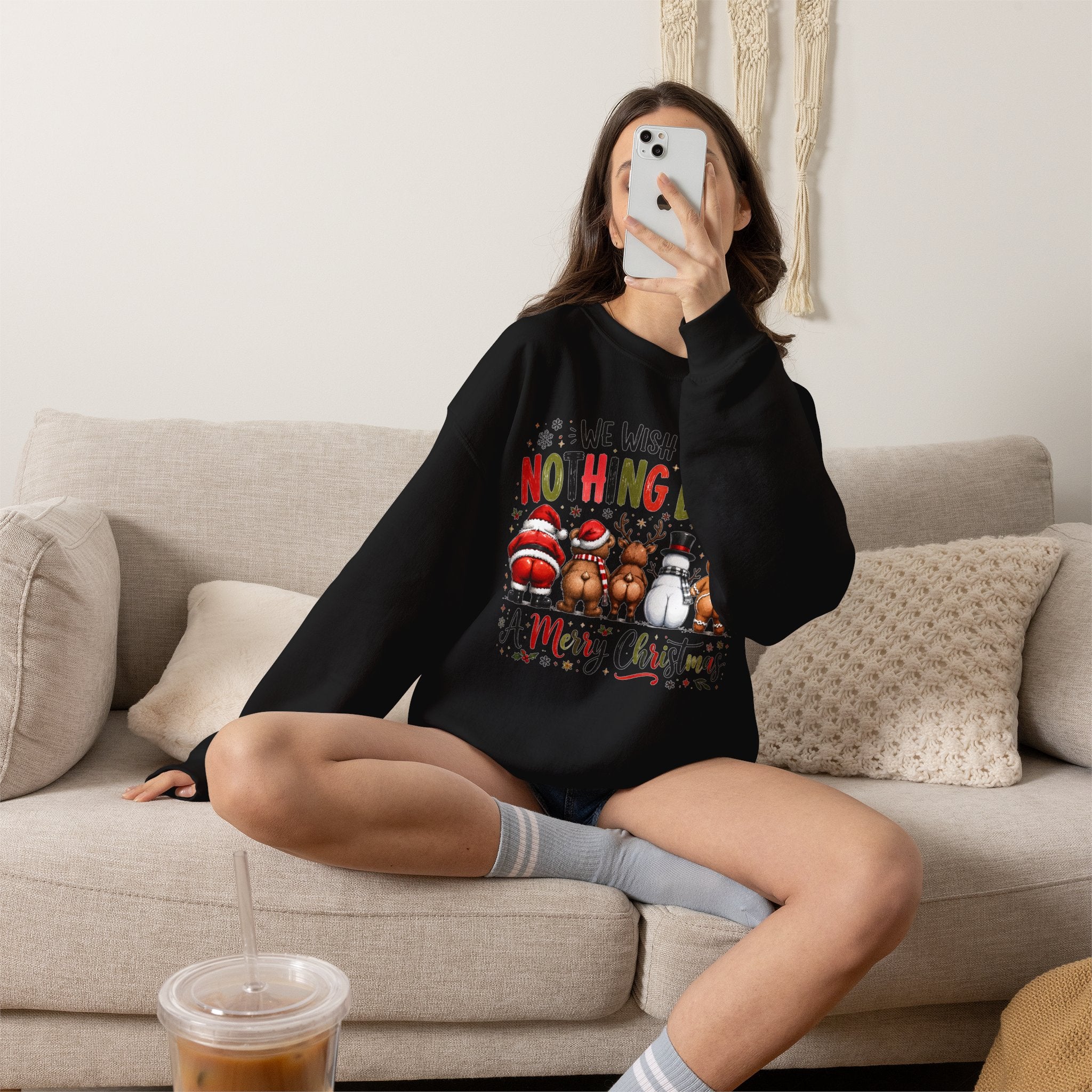 We Wish You Nothing But a Merry Christmas Sweatshirt