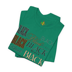 Black Text Unisex Tee, Casual Graphic T-Shirt for Fashion Lovers, Perfect Gift for All Occasions, Streetwear Style, Trendy Top