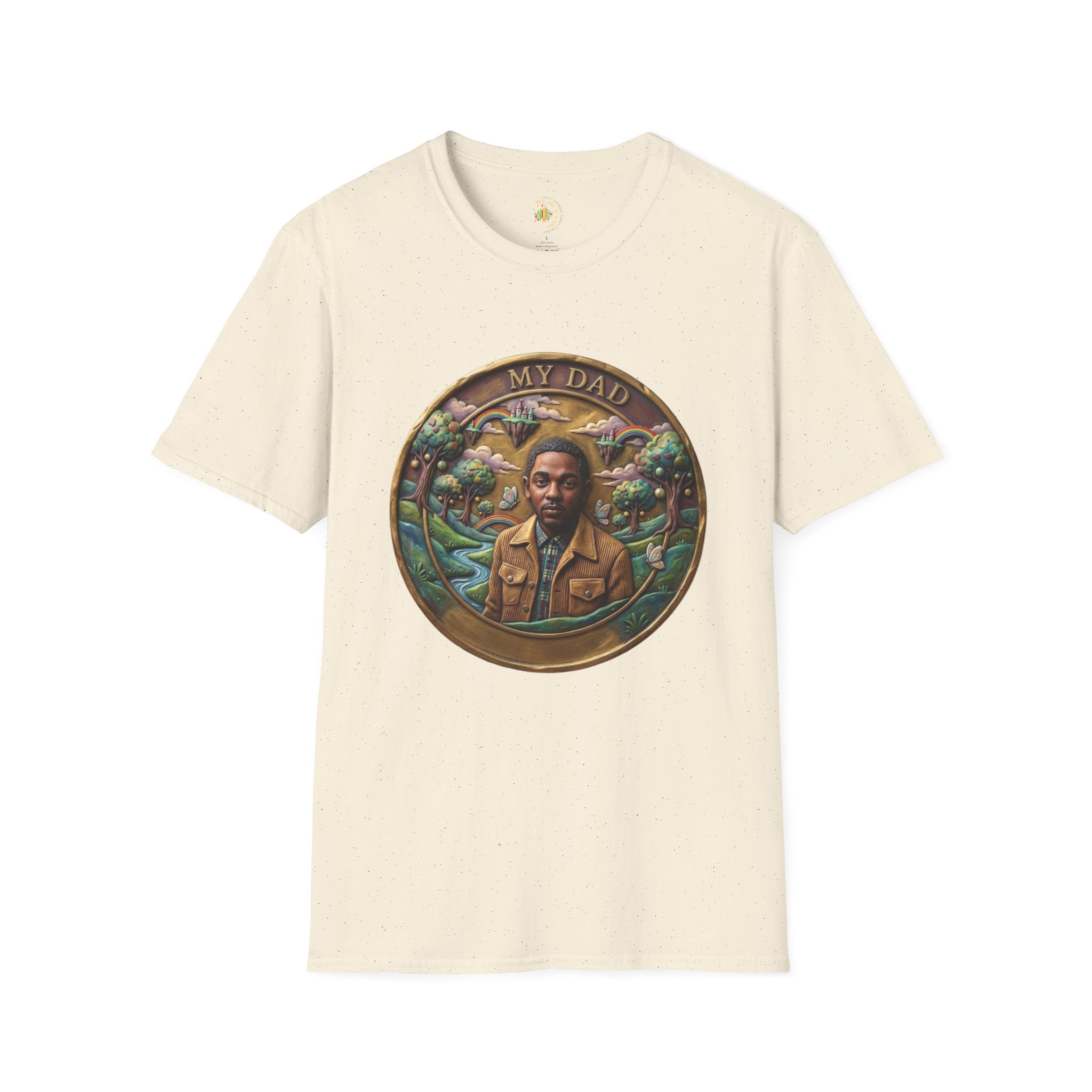 Todd Another Customized My Dad Portrait Coin Tee Graphic T-Shirt
