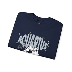 Aquarius Zodiac Casual classic unisex heavy blend crewneck sweatshirt