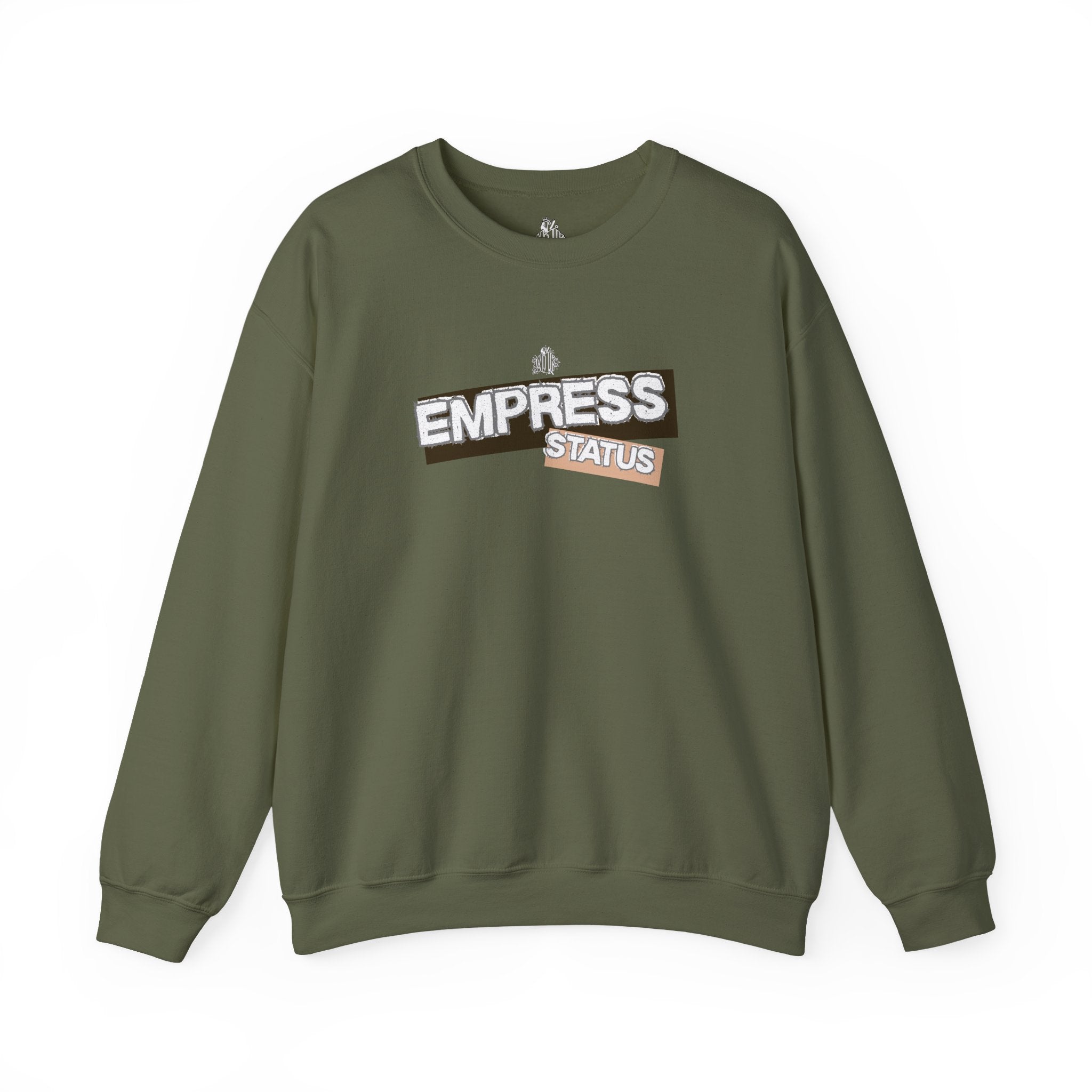 Empress Status Graphic Sweatshirt — Bold Feminine Statement Sweatshirt
