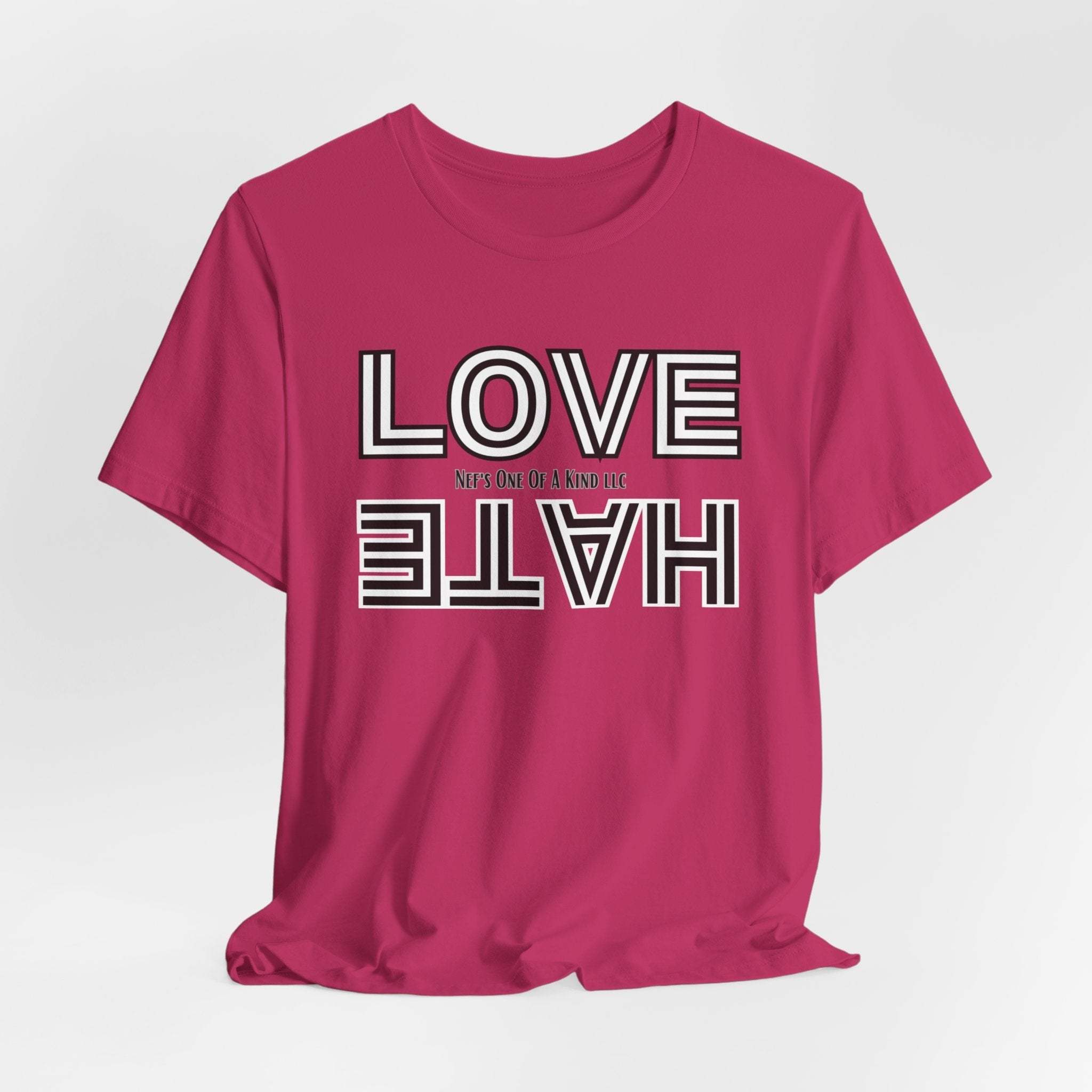 Love / Hate Short Unisex Sleeve Tea