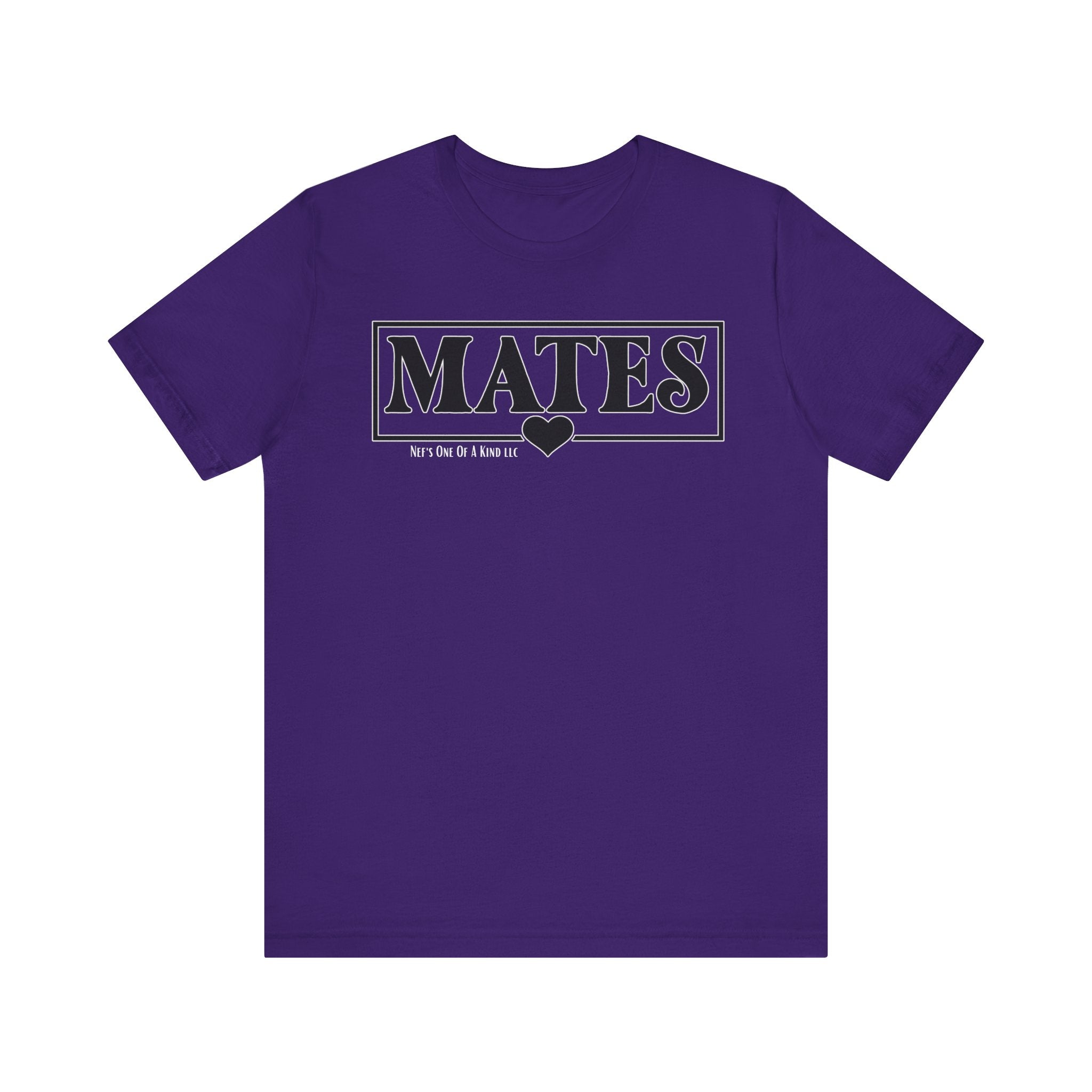 Mates with Soul Valentine Casual Soft Unisex Jersey Crew Neck Short Sleeve Tee