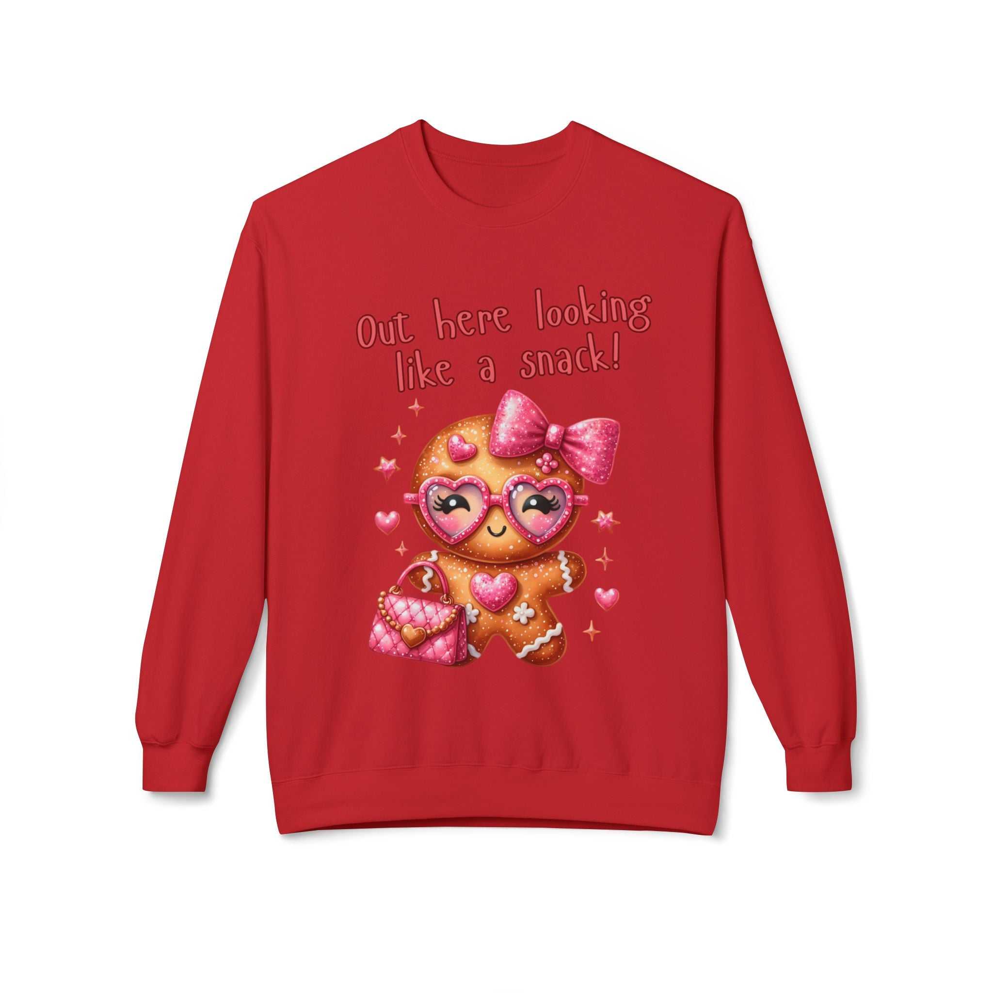 Gingerbread 'Out Here Looking Like a Snack' SweatshirtSweatshirtGingerbread sweatshirt