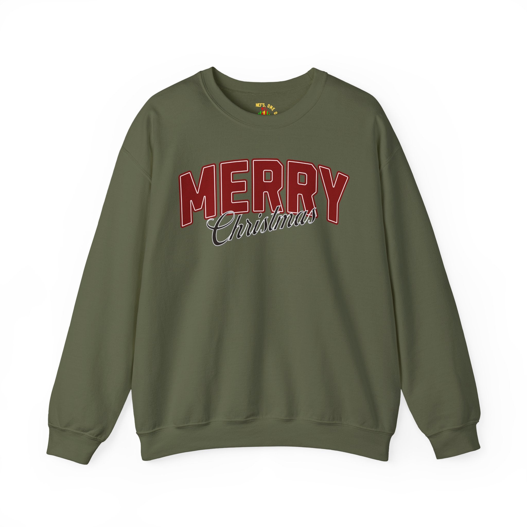 Merry Christmas Holiday Crewneck Sweatshirt