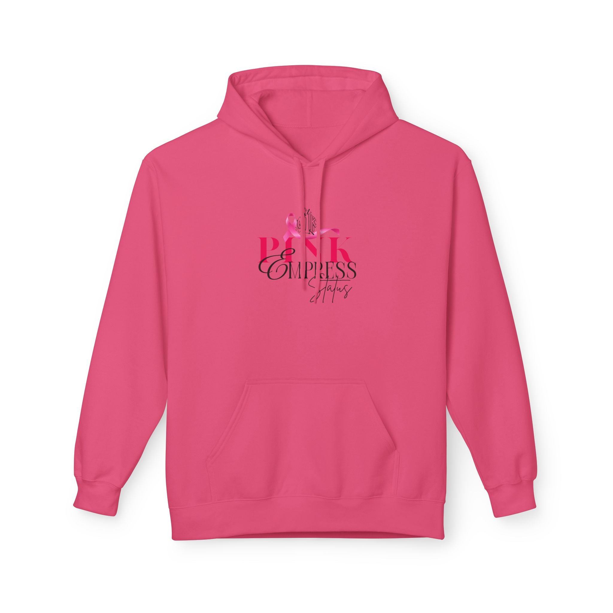 N1K Empress Status Pink Ribbon Breast Cancer Awareness Hoodie — PINK Breast Cancer Support Pullover