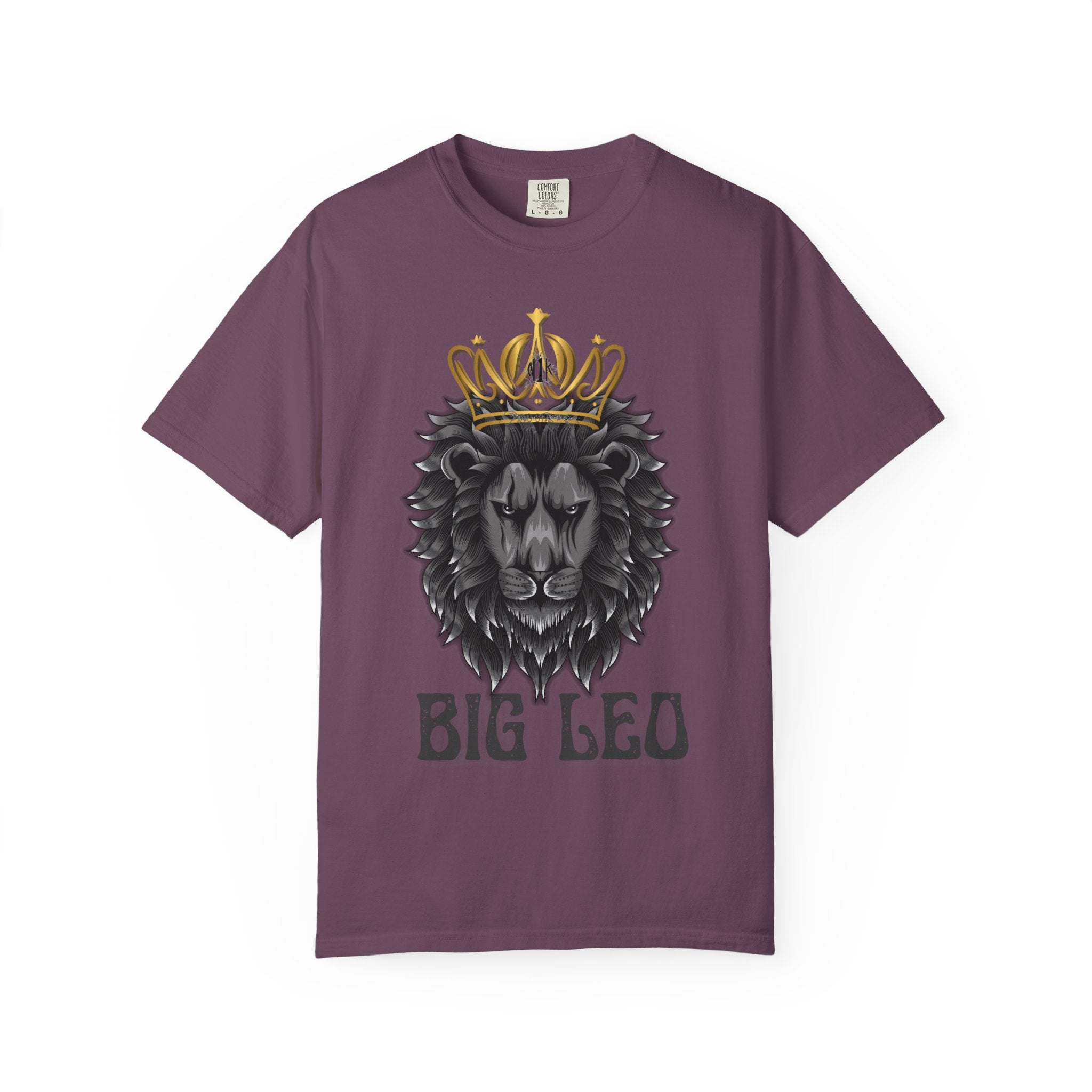 Big Leo Lion Graphic T-Shirt, Unisex Tee, Animal Lover Gift, Birthday Shirt, Astrology Apparel, Comfortable Everyday Wear
