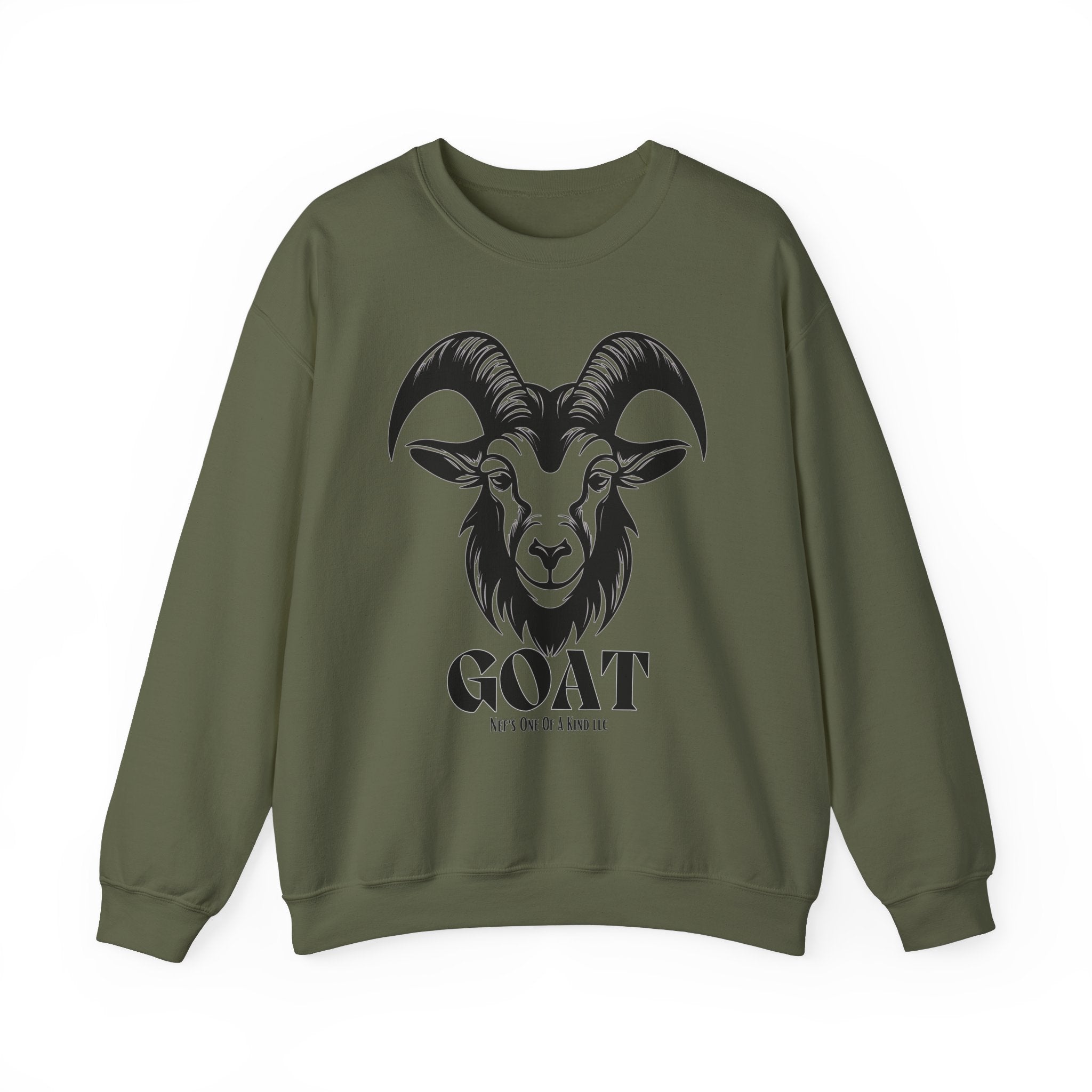 Goat Unisex Casual Crewneck Sweatshirt