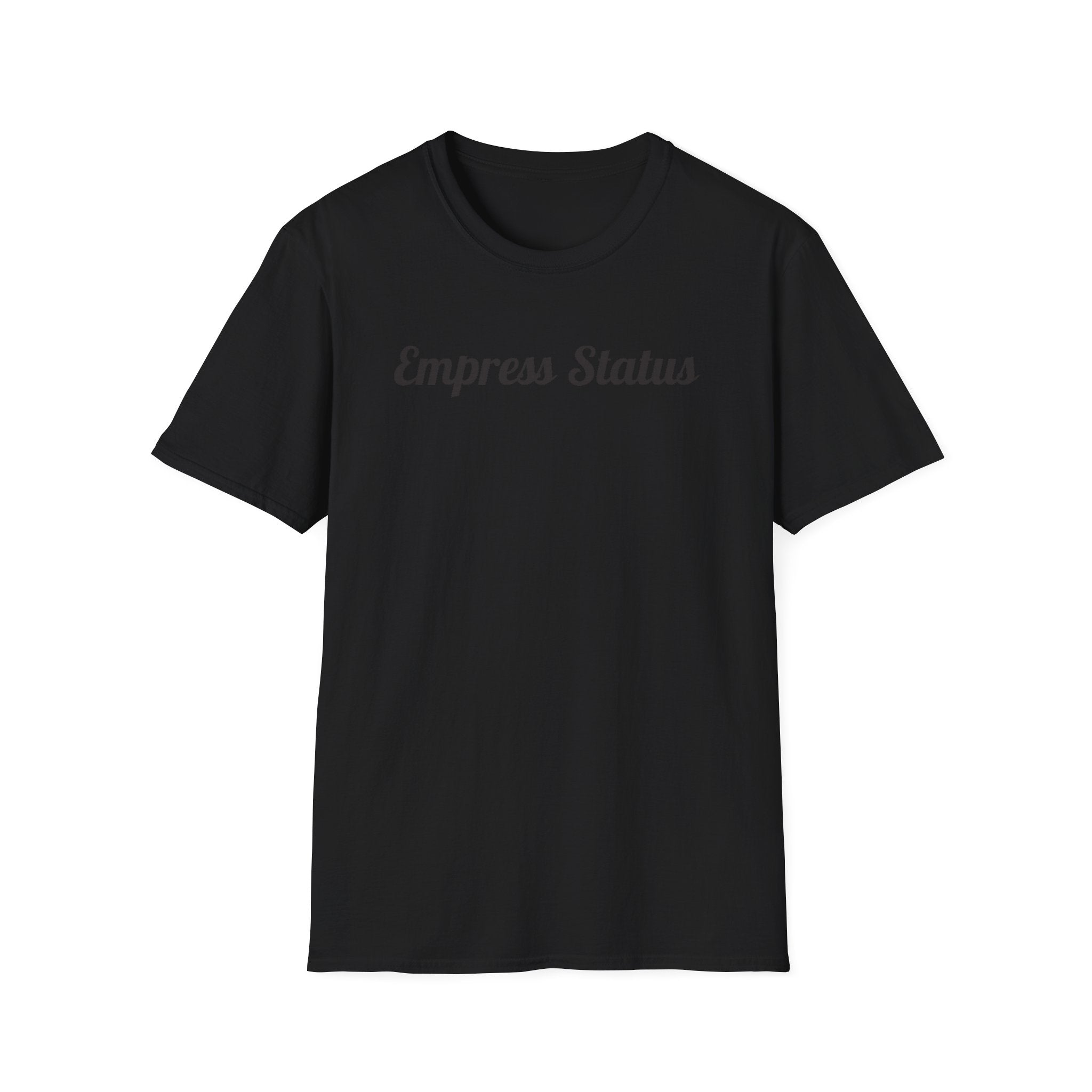 Black Glitter Empress Status Unisex Softstyle T-Shirt