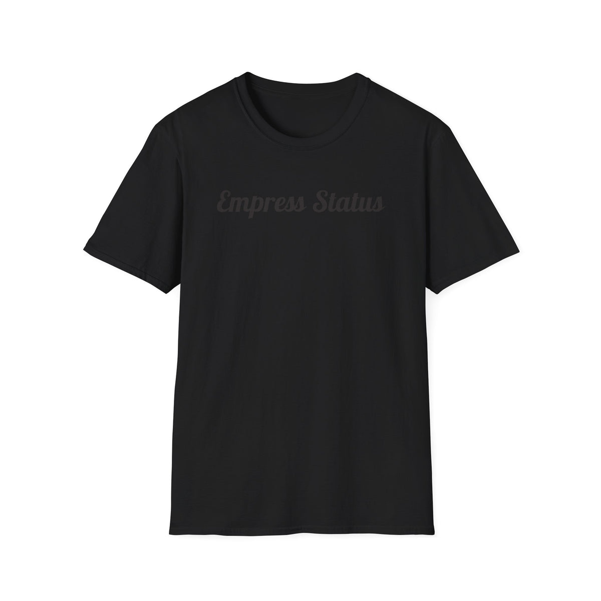 Black Glitter Empress Status Unisex Softstyle T-Shirt