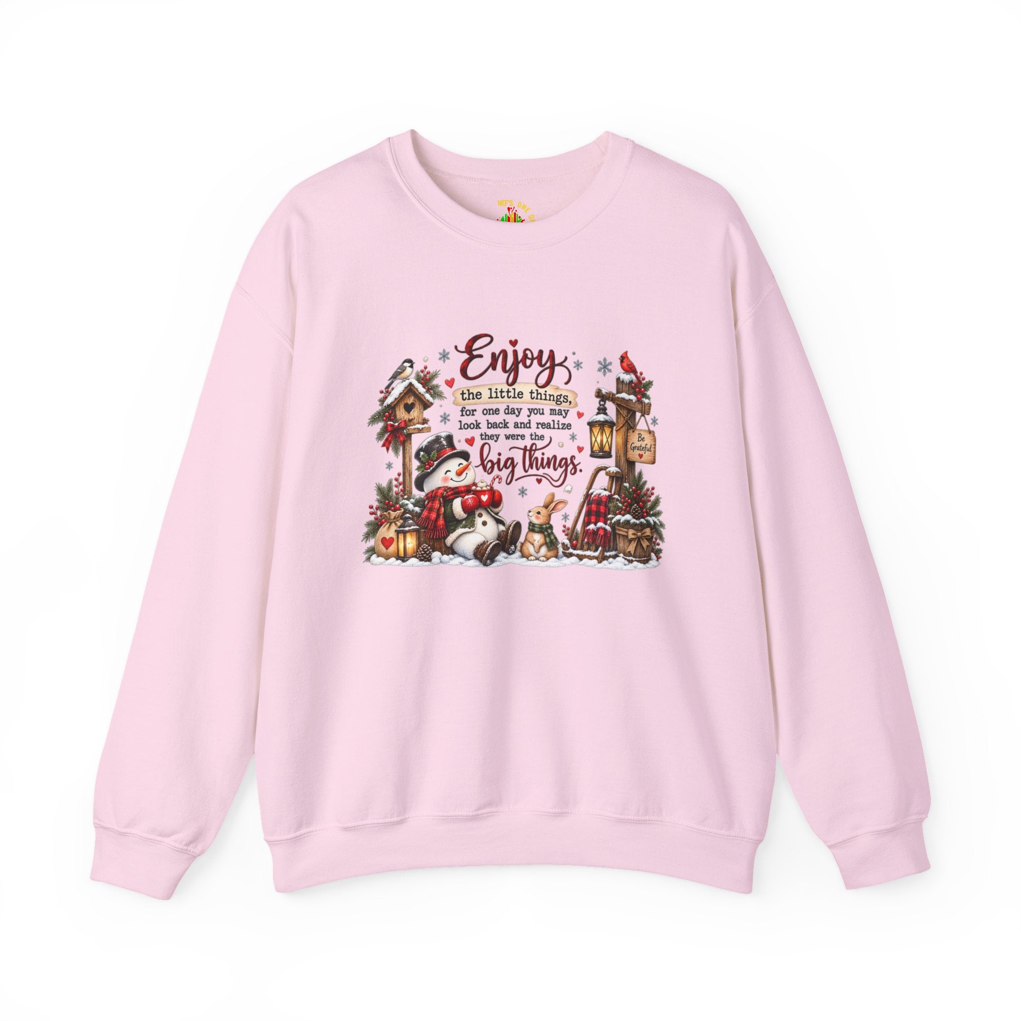 Enjoy the Little Things Christmas Crewneck Sweatshirt