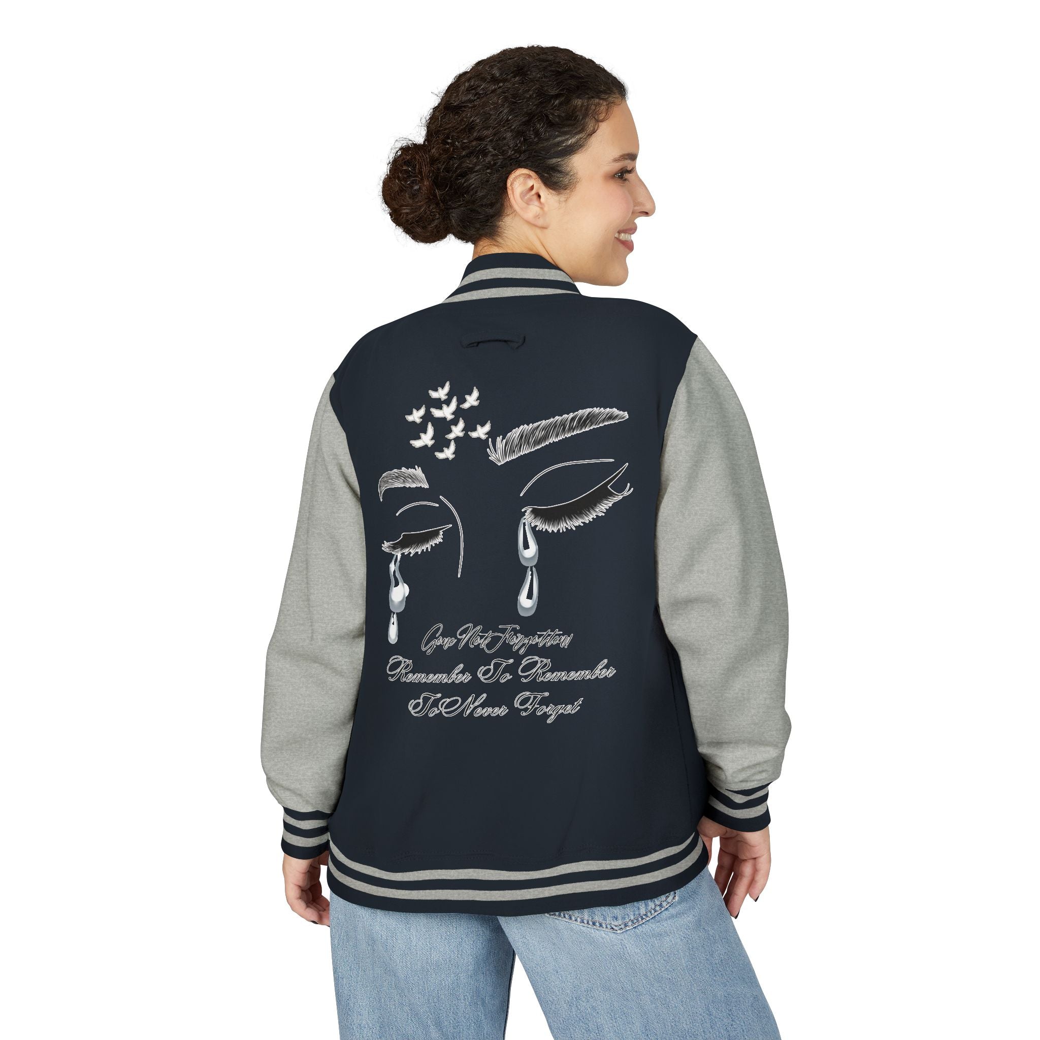 Gone Not Forgotten  ES Heavyweight Letterman Jacket