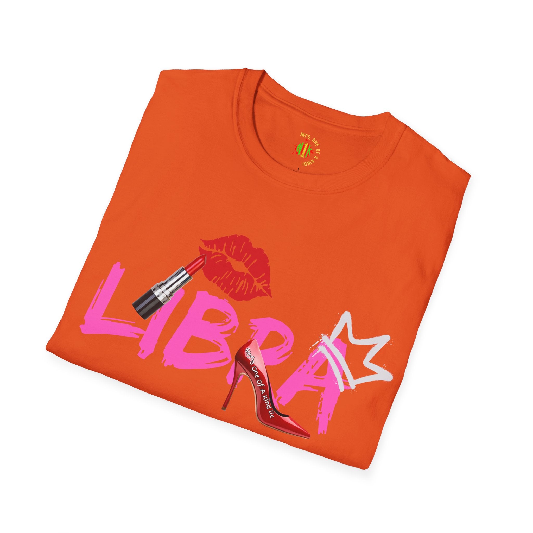 Libra Lipstick Tee — Zodiac Libra Graphic T-Shirt