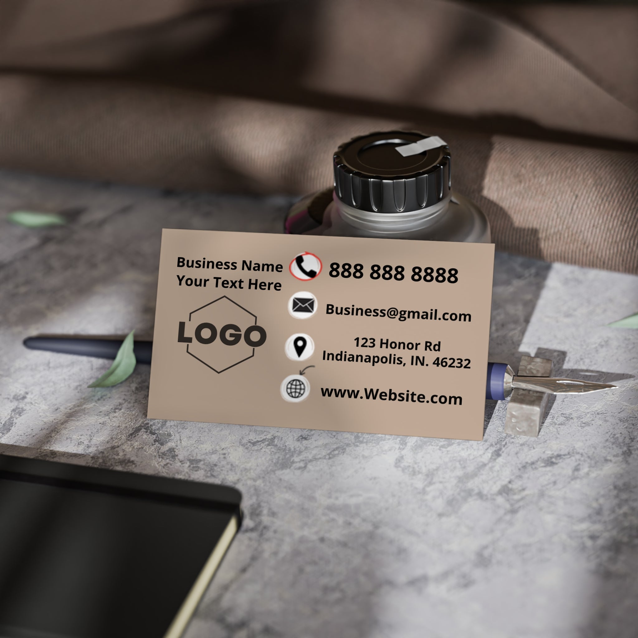 Quick and Easy No Think Business Cards