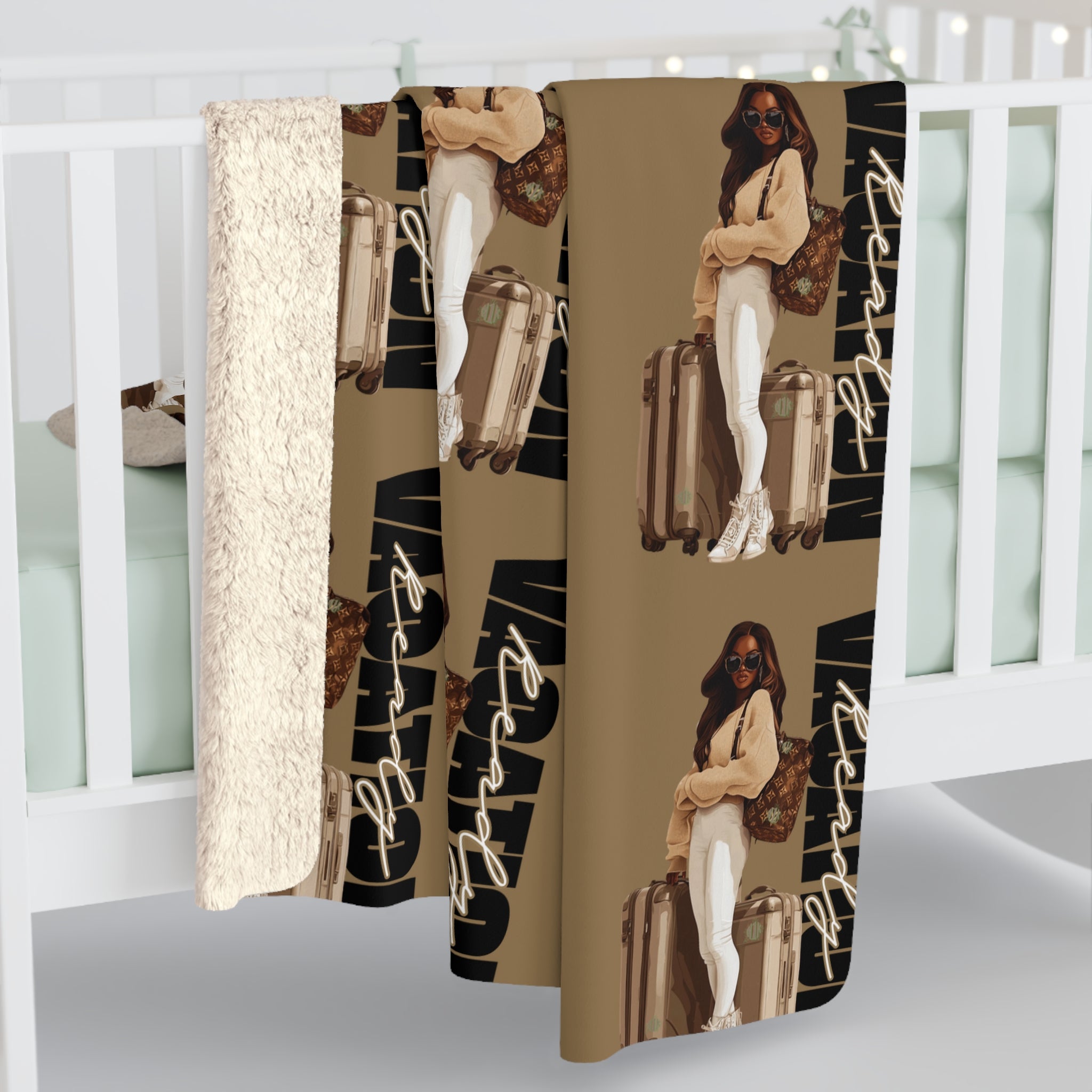 Vacation Ready Sherpa Fleece Blanket