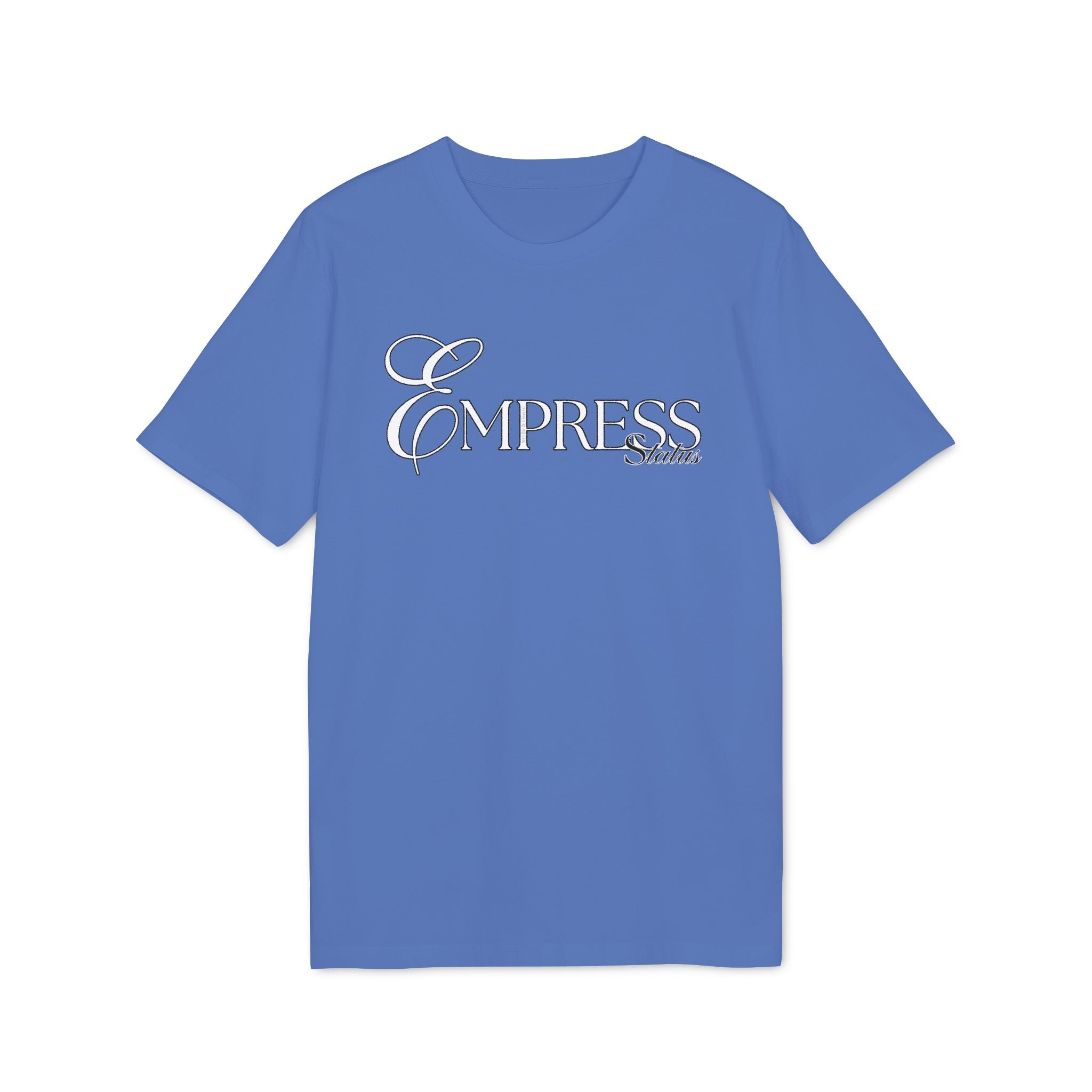 Empress Status Embroidered T-Shirt for Creators, Fashionable Graphic TT-ShirtEmpress Status Embroidered T-Shirt