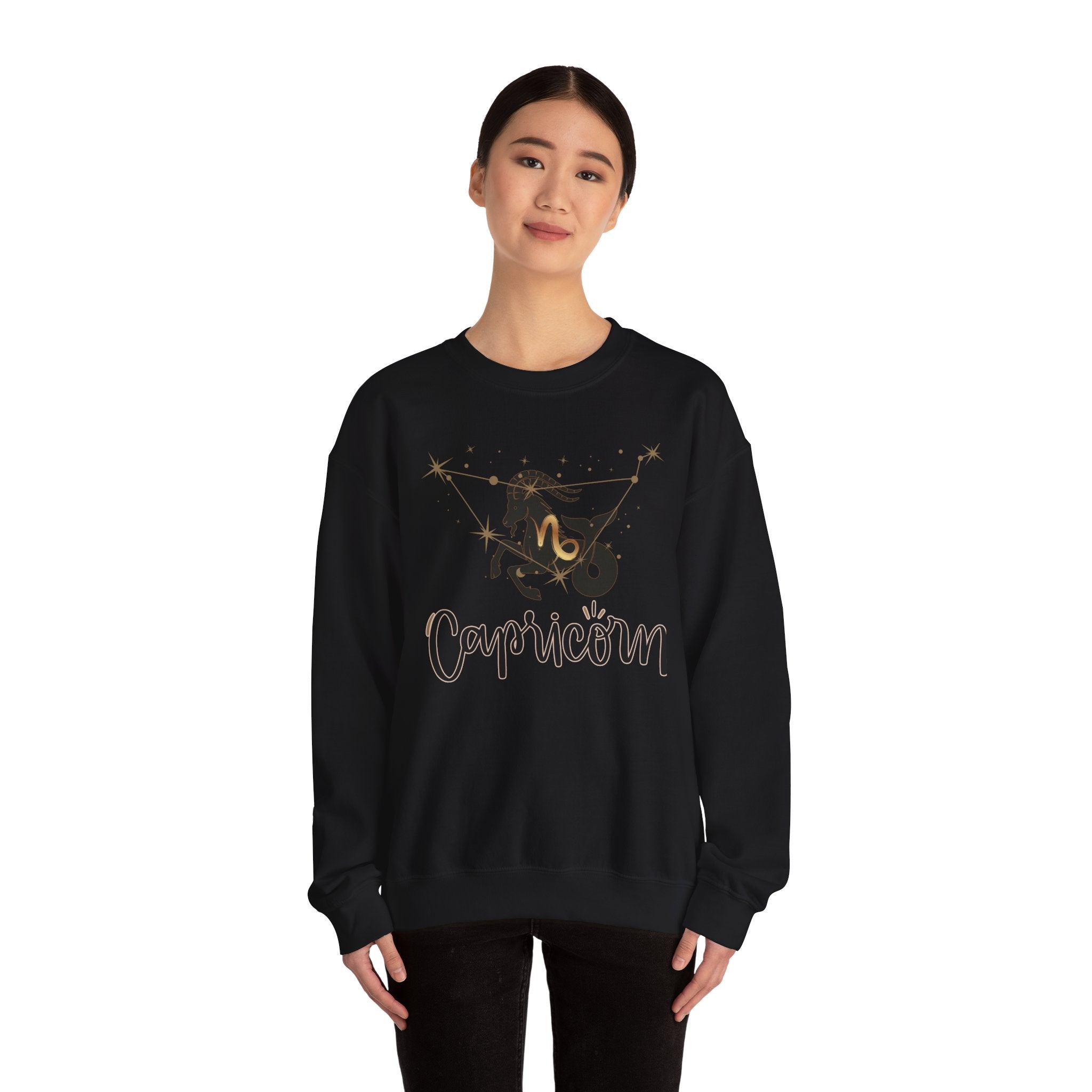 Capricorn Unisex Casual Crewneck Sweatshirt