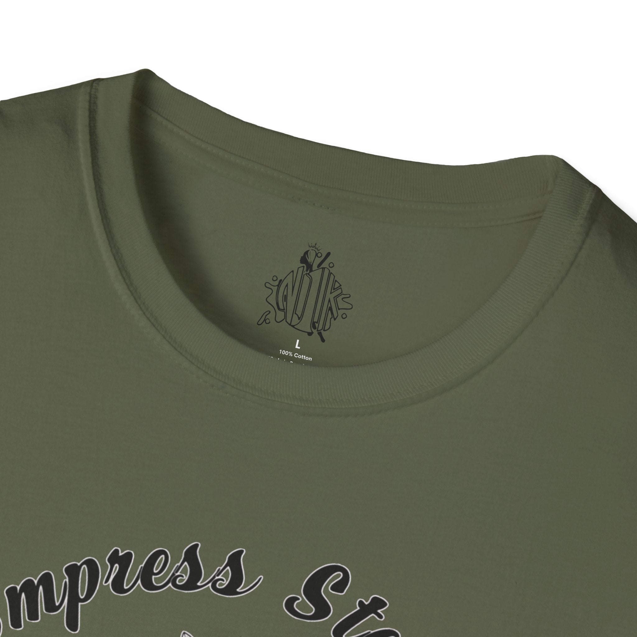 Empress Black Girl Floral Status T-shirt