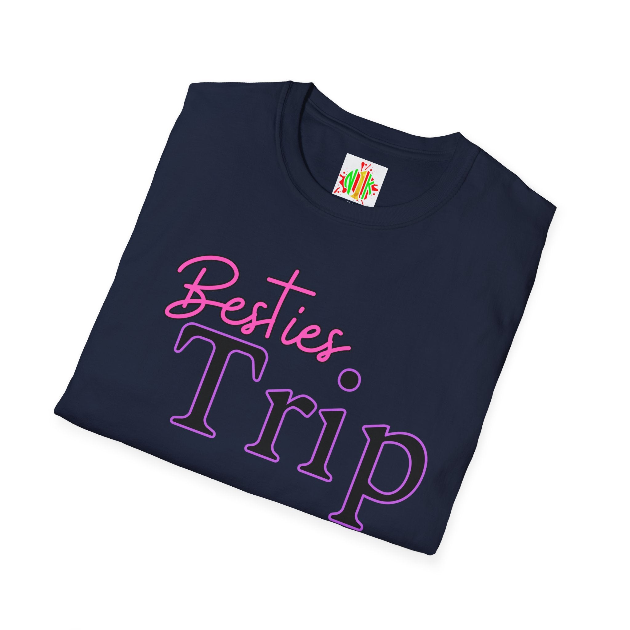 Besties Trip Unisex T-Shirt - Perfect for Friendship Celebrations, Travel, Summer Vacations, Girls’ Getaways, Matching Outfits
