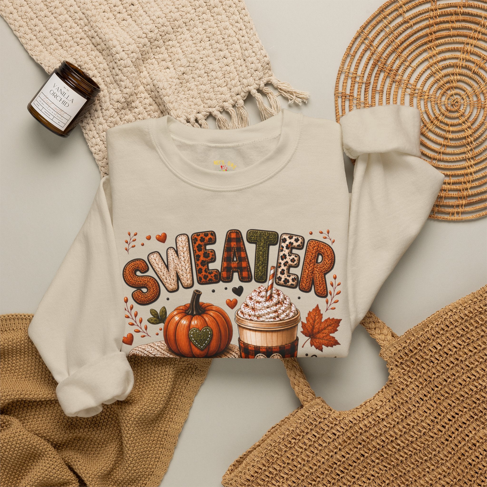Sweater Weather Autumn Crewneck Sweatshirt