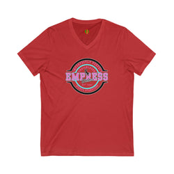 Empowered Empress Status V-Neck Tee for Confident Women, Casual Wear, Sister Gift, Affirmation Clothing, Self-Love Tee, Feminine Fashion