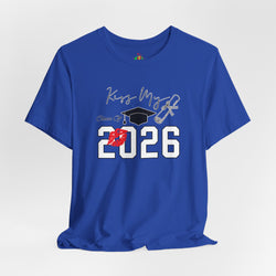 2026 Graduation Tee, Unisex Graduation Shirt, Class of 2026 Apparel, Kiss My Grad Tee, Trendy Graduation Gift, Celebration T-shirt, [...]
