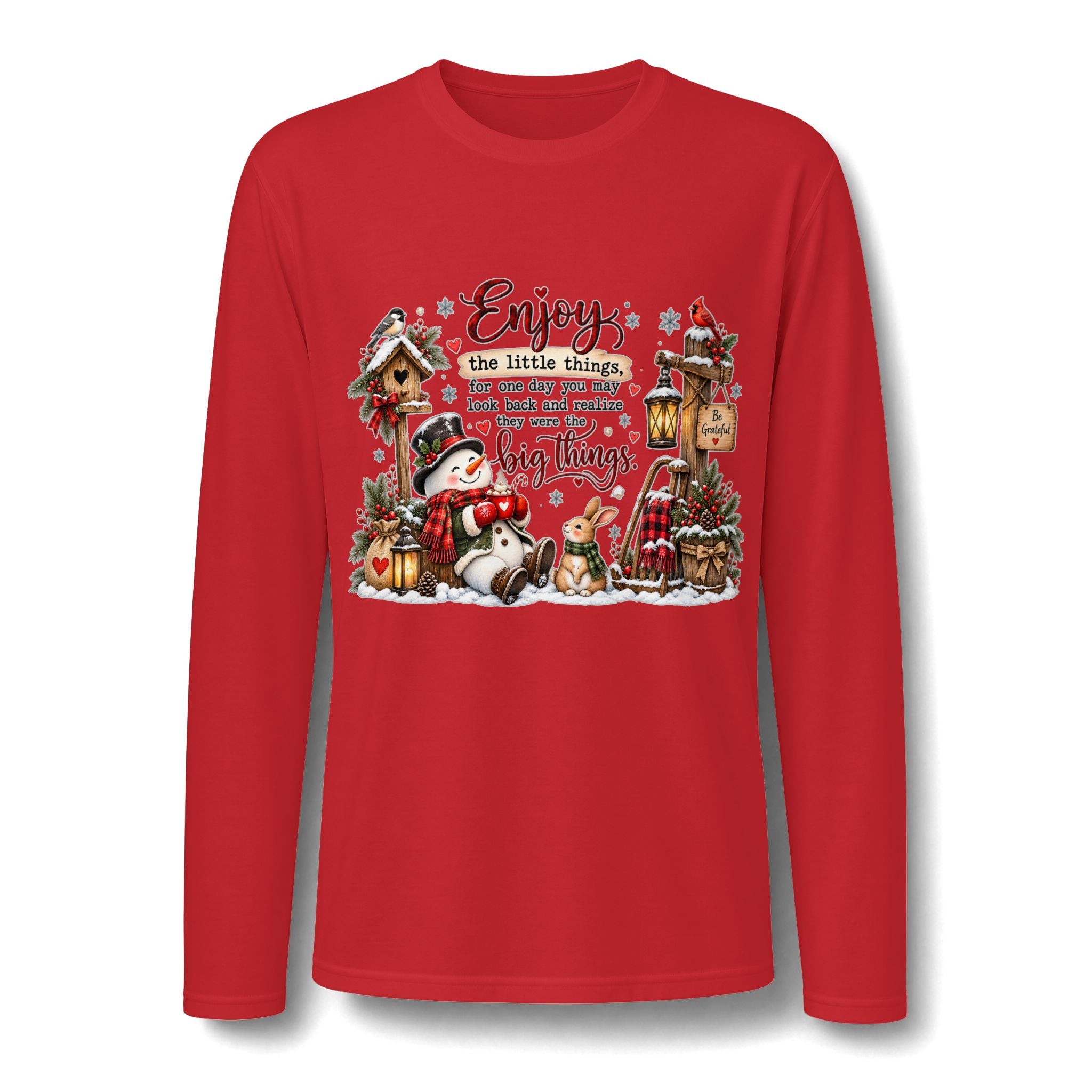 Enjoy the Little Things Christmas Long Sleeve T-Shirt