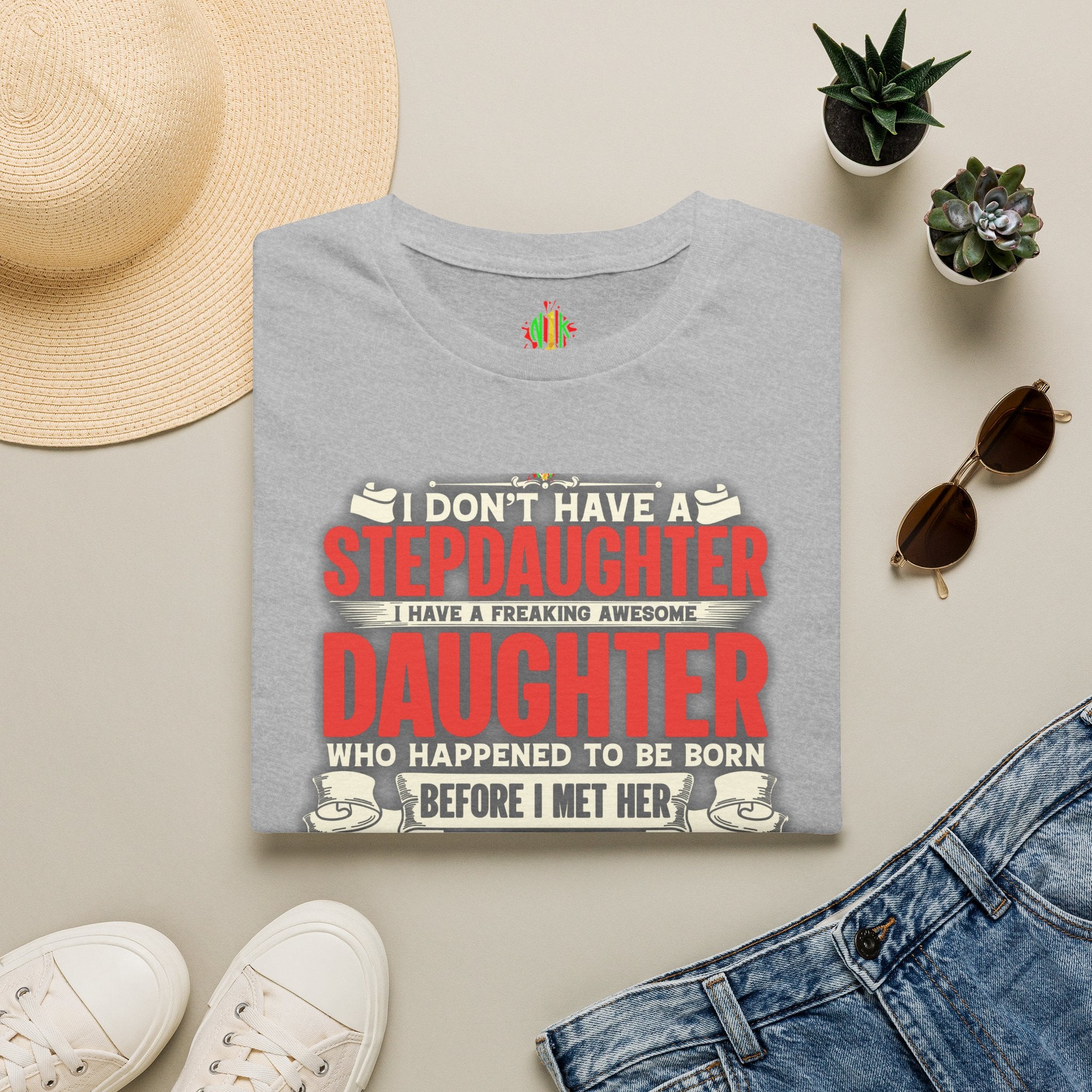 The love of a stepdaughter from a Stepfather Short Sleeve Tee