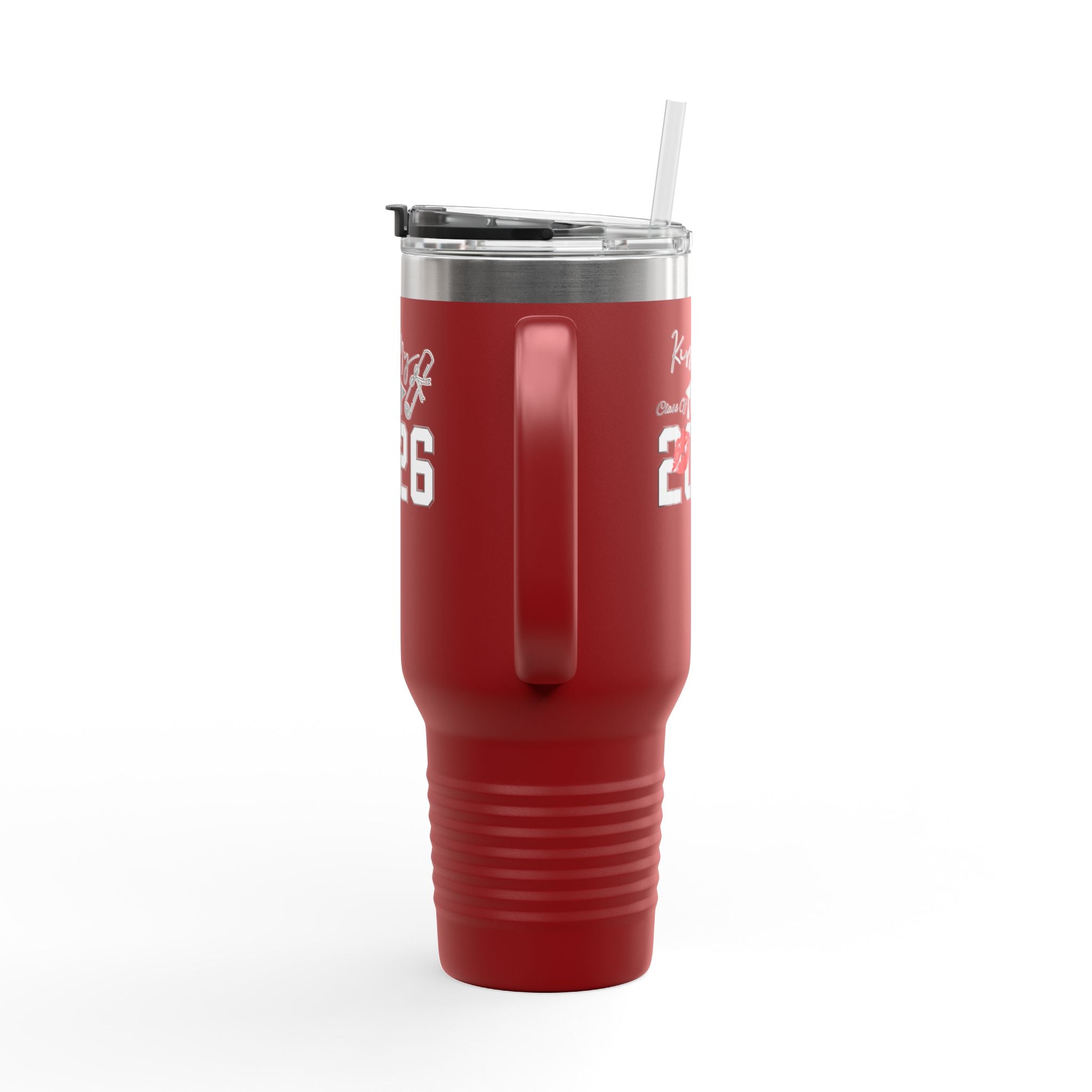 2026 Insulated Travel Mug, 40oz, Stylish Drinkware for On-the-Go, Ideal for Graduations, Hot & Cold Beverages, Outdoor Adventures