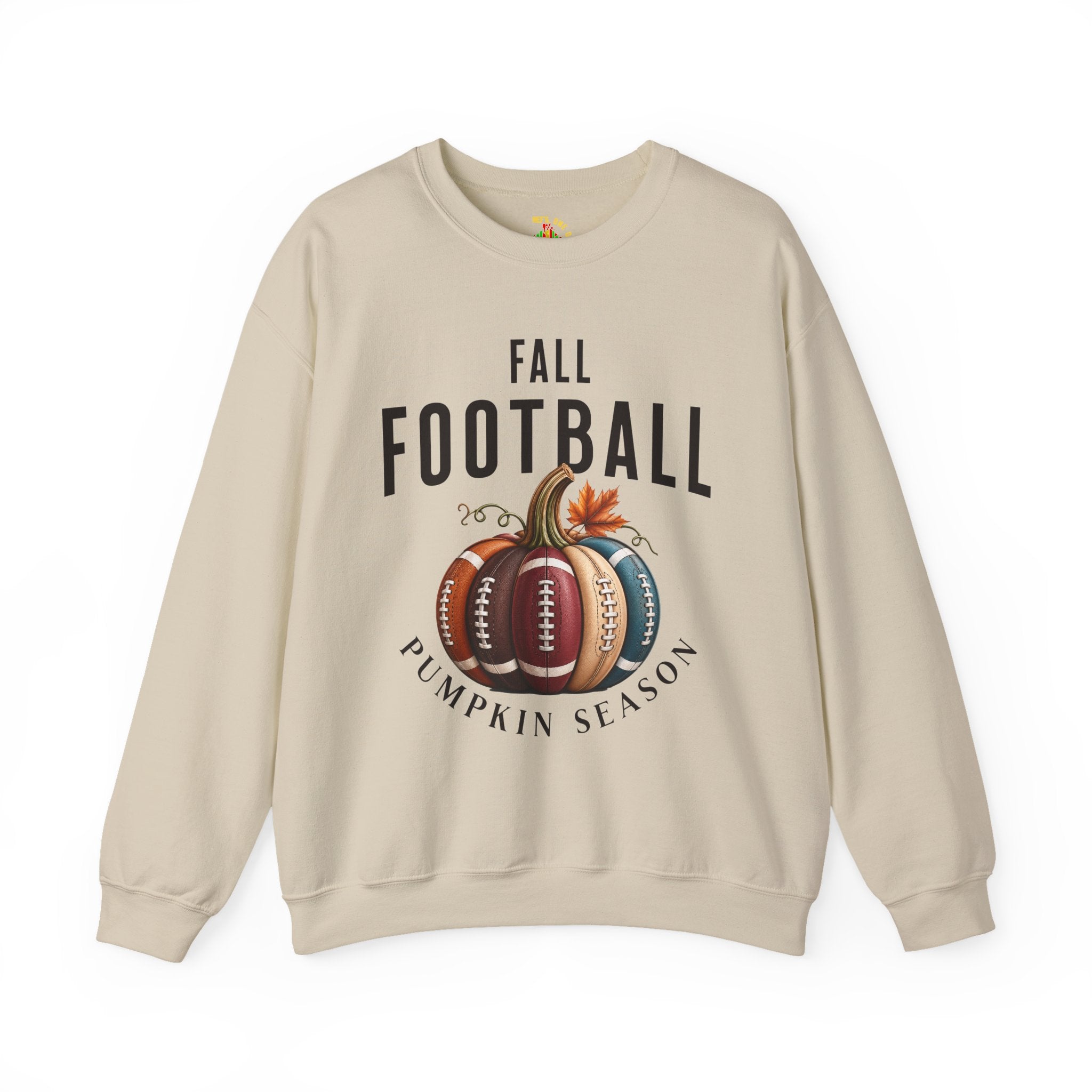 Fall Football Pumpkin Season Crewneck Sweatshirt
