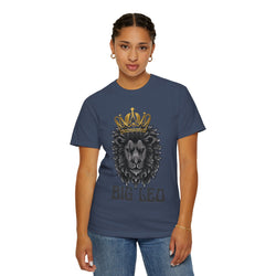 Big Leo Lion Graphic T-Shirt, Unisex Tee, Animal Lover Gift, Birthday Shirt, Astrology Apparel, Comfortable Everyday Wear